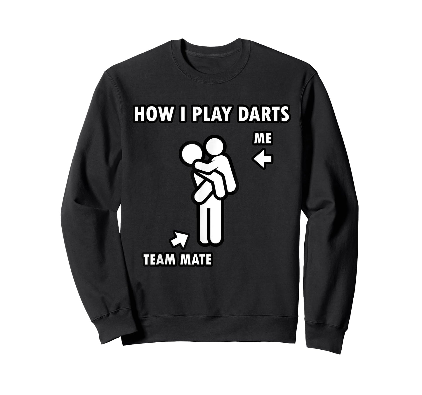 Funny Darts Shirt, Teammate Carrying Friend T-Shirt