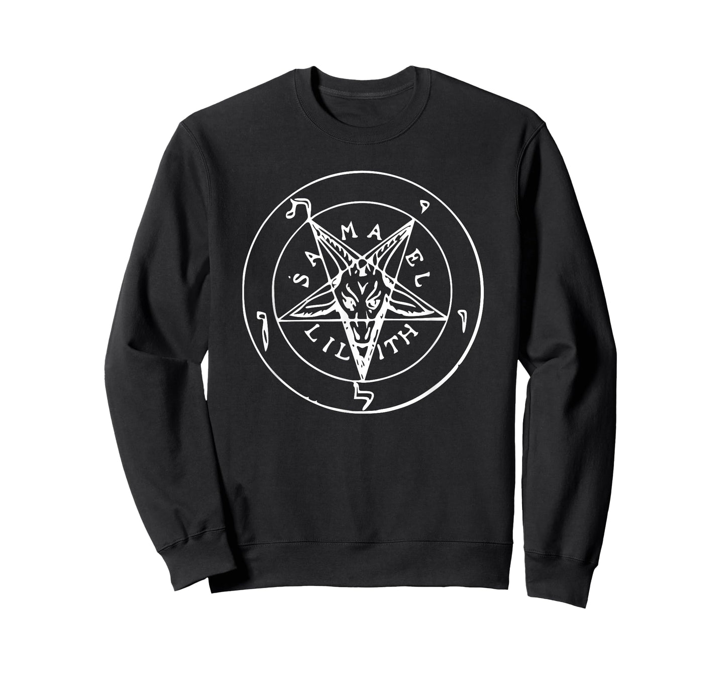 Satanic Goat Head Baphomet Pentagram Occult Devil 666 Demon T-Shirt