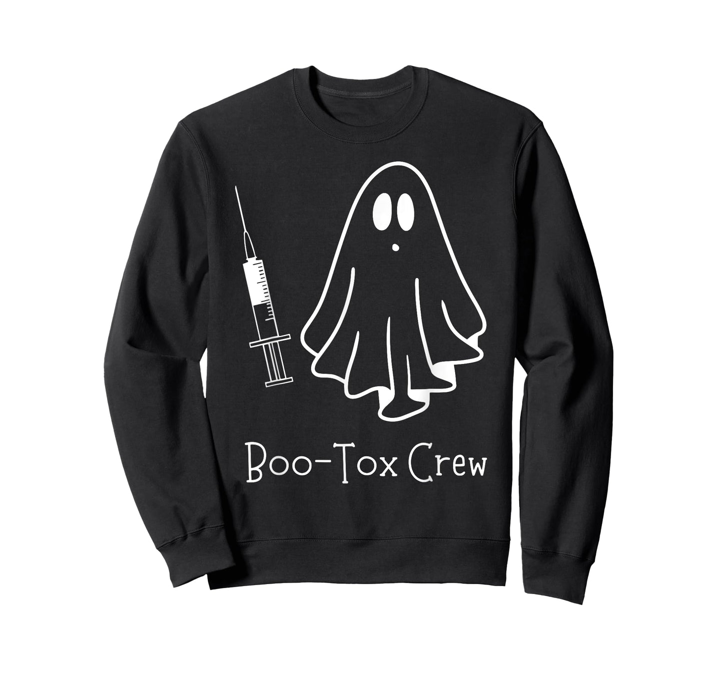 Ghost BOO-Tox Crew Nurse Injector Halloween Filler Botox T-Shirt
