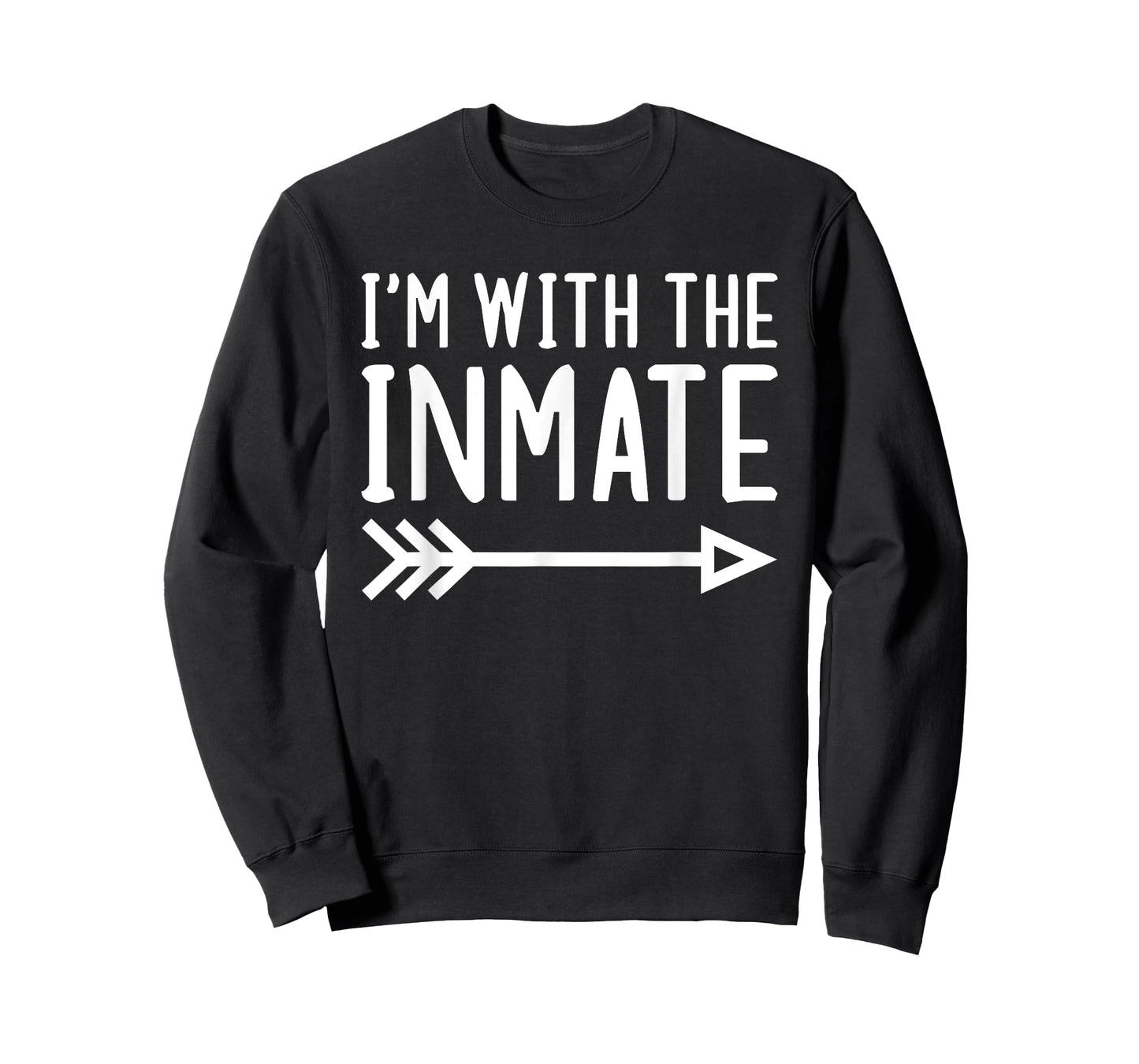 I'm With The Inmate Funny Matching Halloween Couple Costume T-Shirt