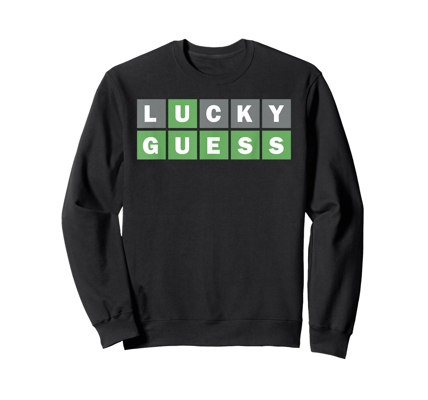 Lucky Guess, Five-Letter Word Guessing Game, Fun Word Puzzle T-Shirt