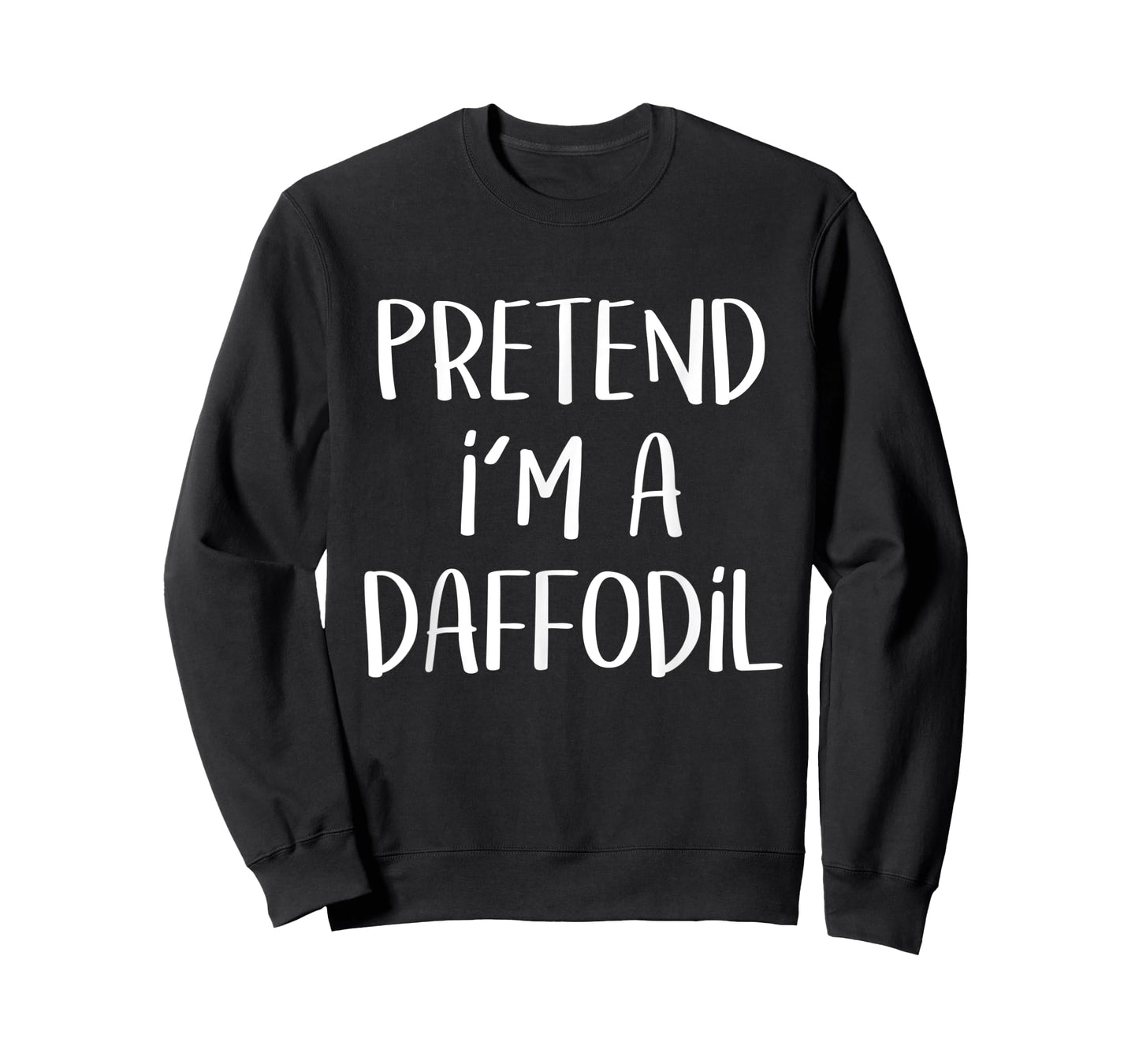 Pretend I'm A Daffodil Costume Party Lazy Funny Halloween T-Shirt