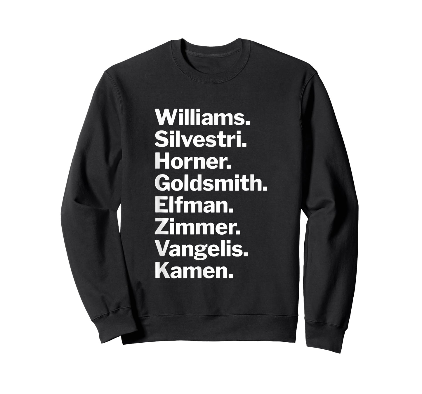 Gen X Film Composer Tribute – Minimalist Music Design T-Shirt