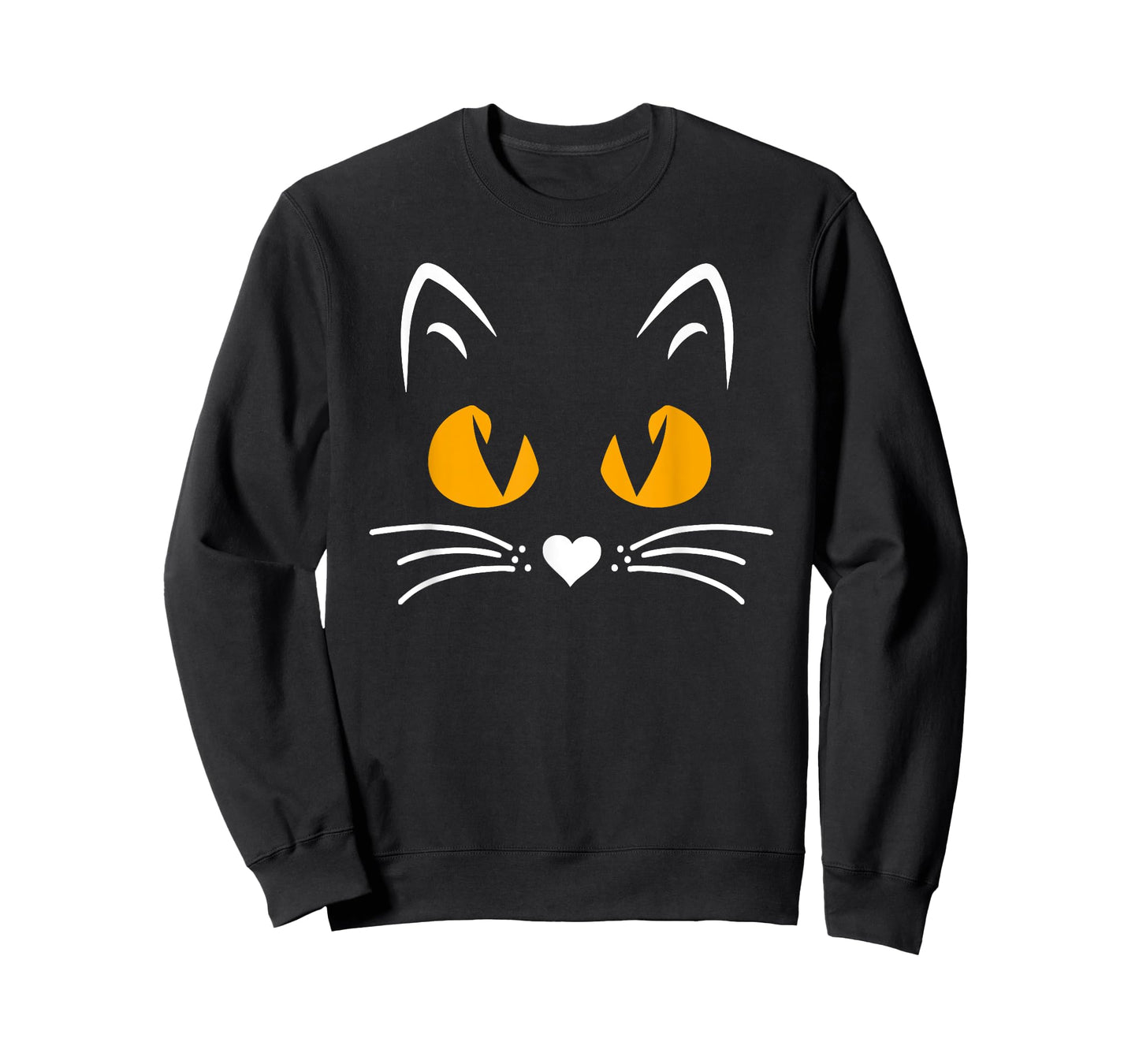 Scary Halloween Black Cat Boys Girls Kids Funny Cat T-Shirt