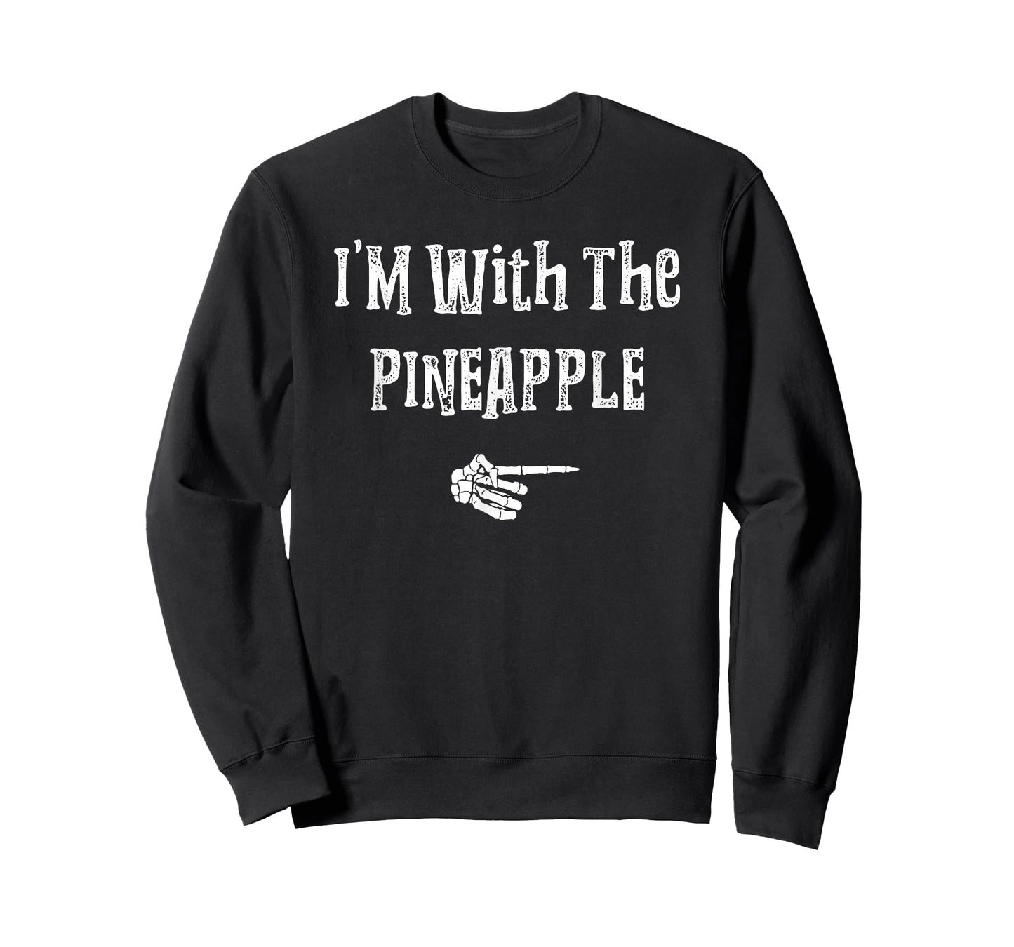 I'm With Pineapple Halloween Costume Funny Couples Matching T-Shirt