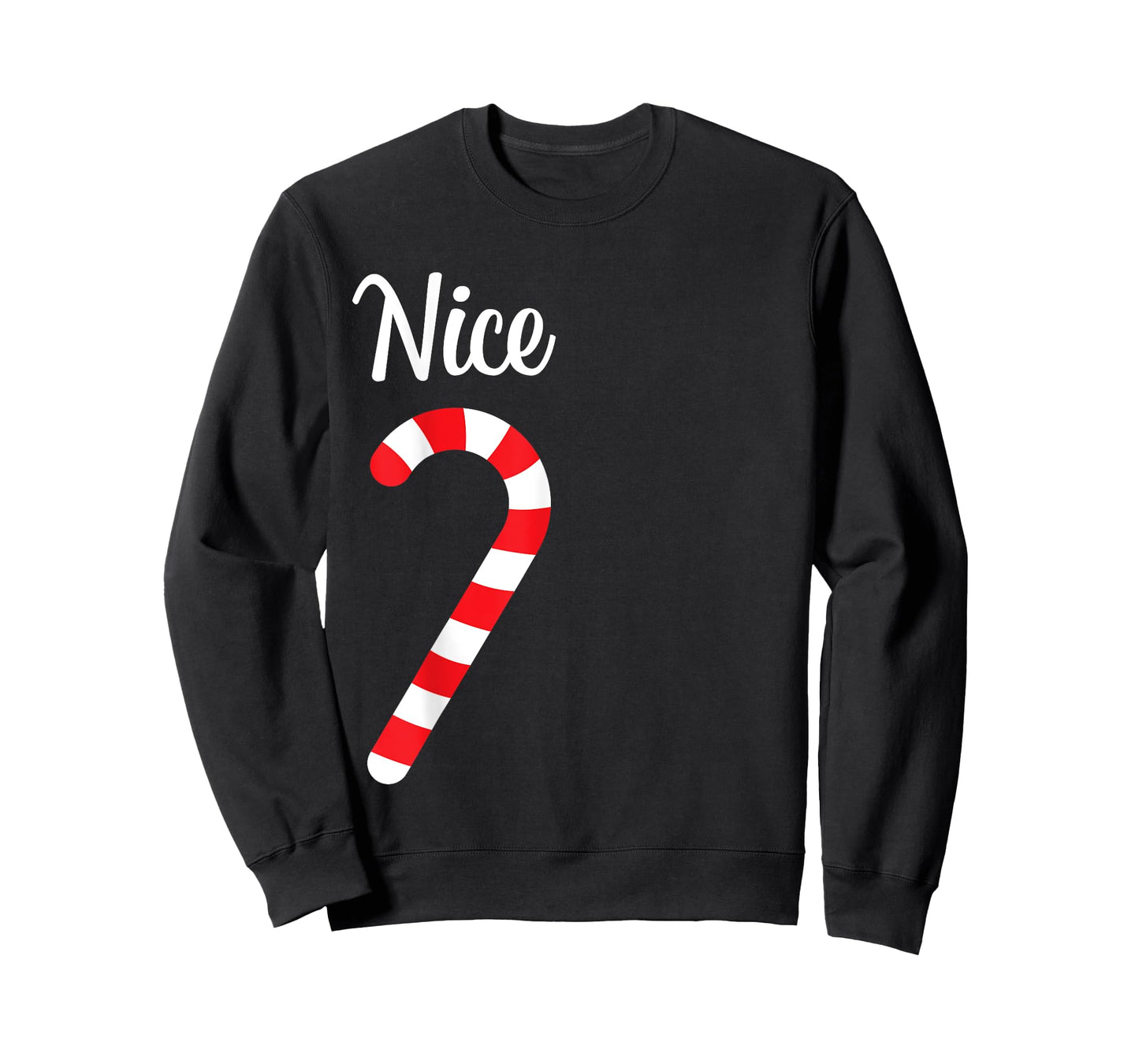 Matching Naughty and Nice Couples Christmas Pajamas T-Shirt