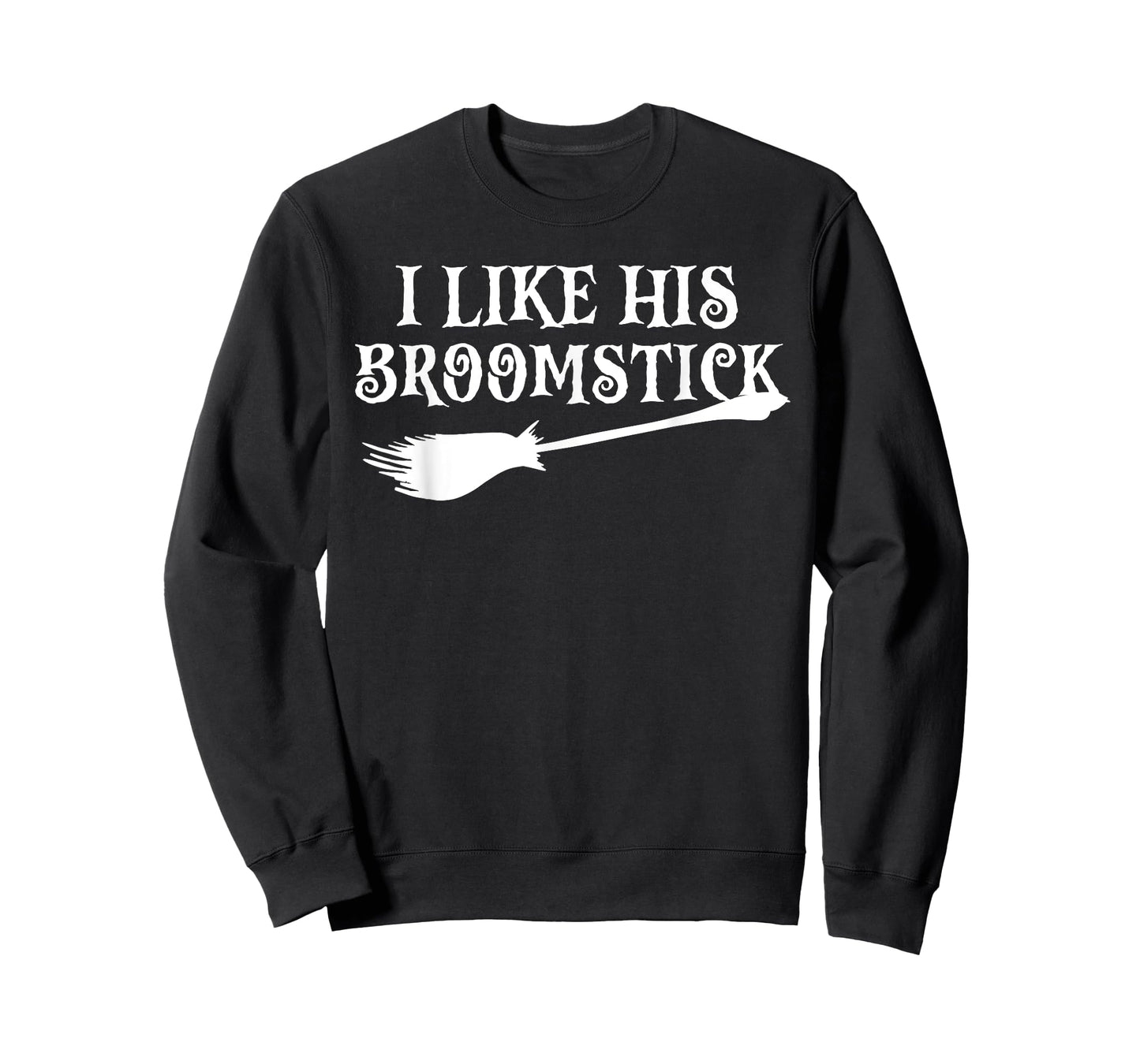 I Like Her Pumpkins I Like His Broomstick Halloween Couples T-Shirt