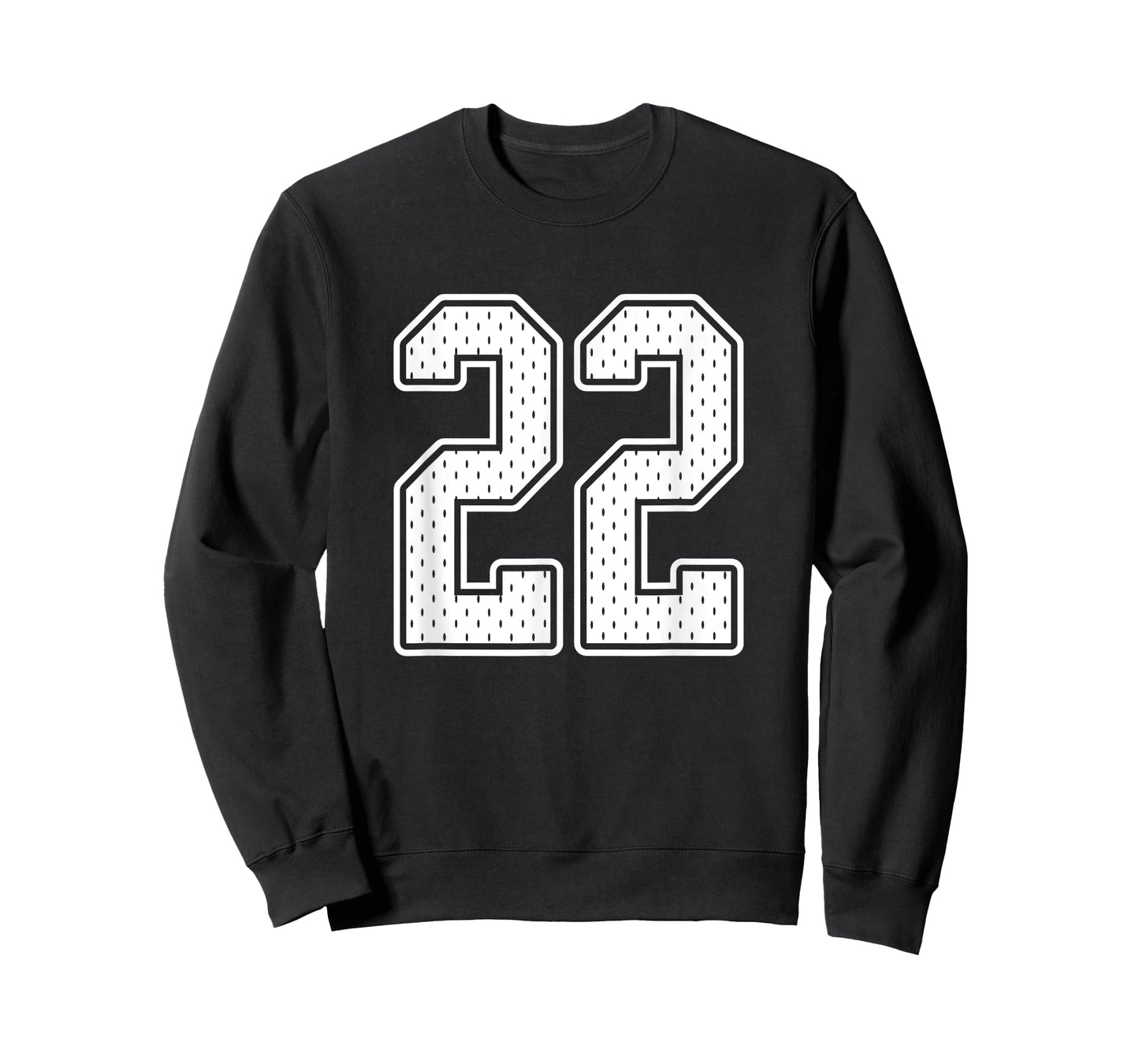 #22 White Vintage Number 22 Sports Fan Jersey Style T-Shirt