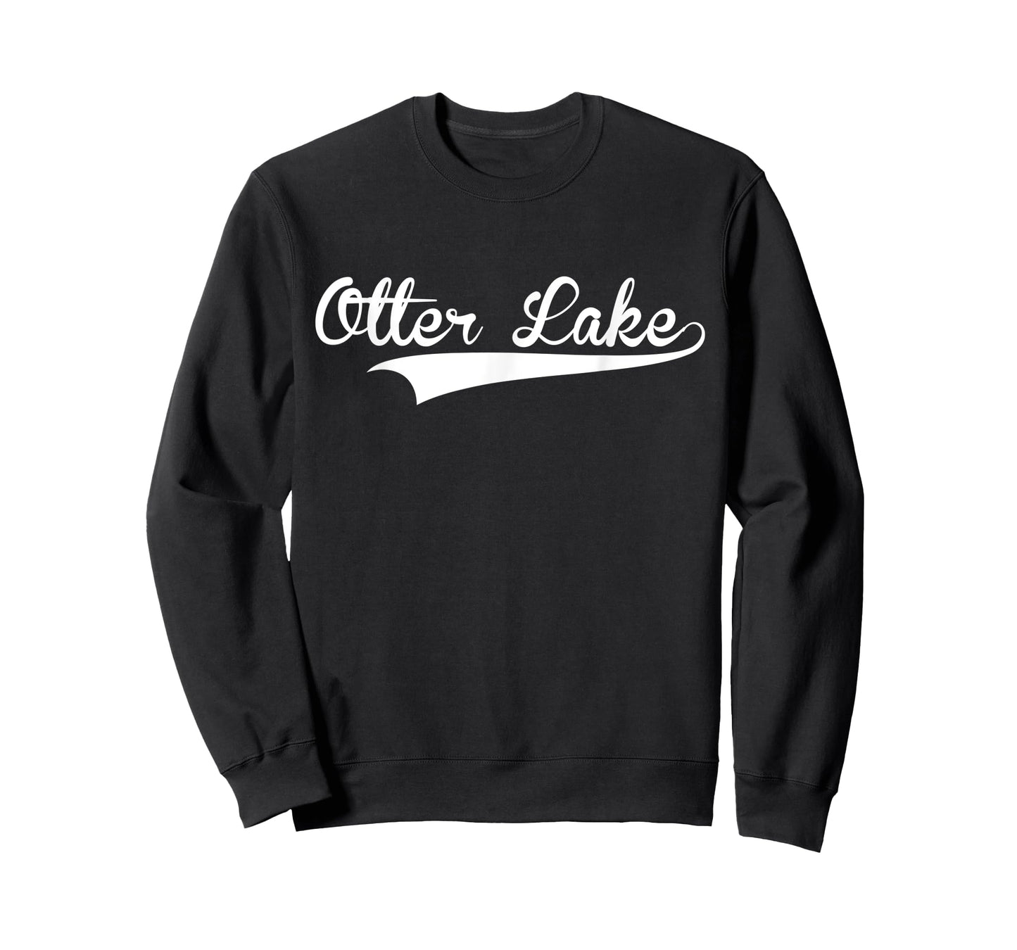 OTTER LAKE Baseball Vintage Retro Font T-Shirt