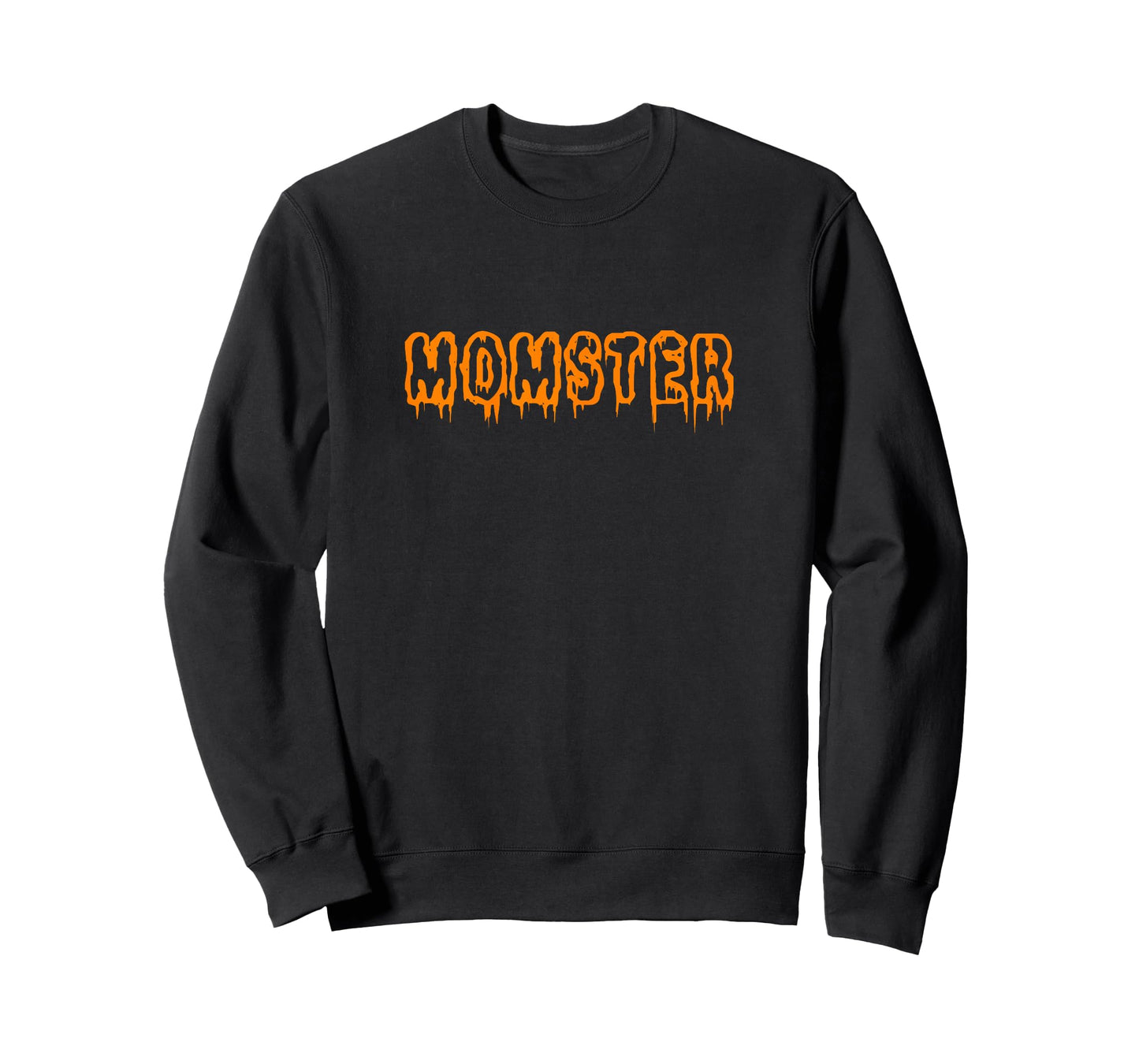 Womens MOMSTER Halloween Mom Monster Funny Orange T-Shirt