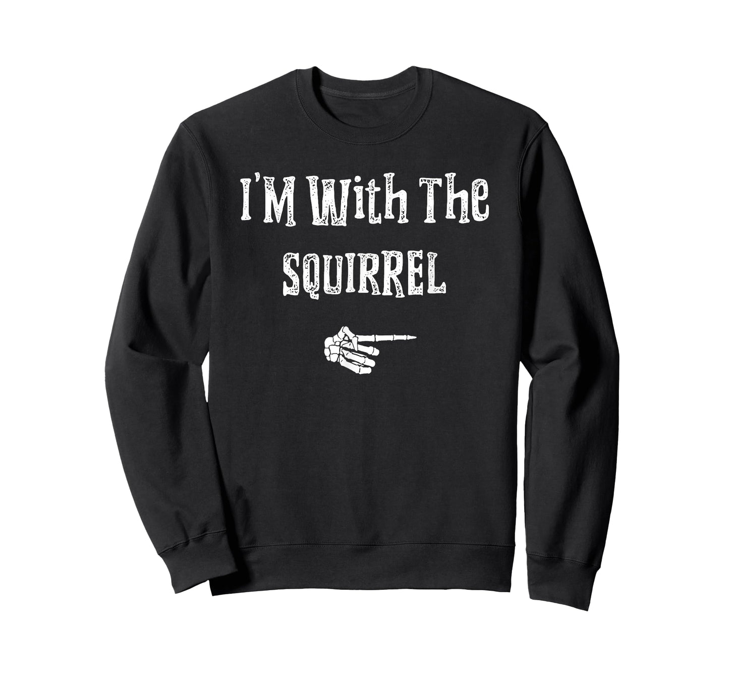 I'm With Squirrel Halloween Costume Funny Couples Matching T-Shirt
