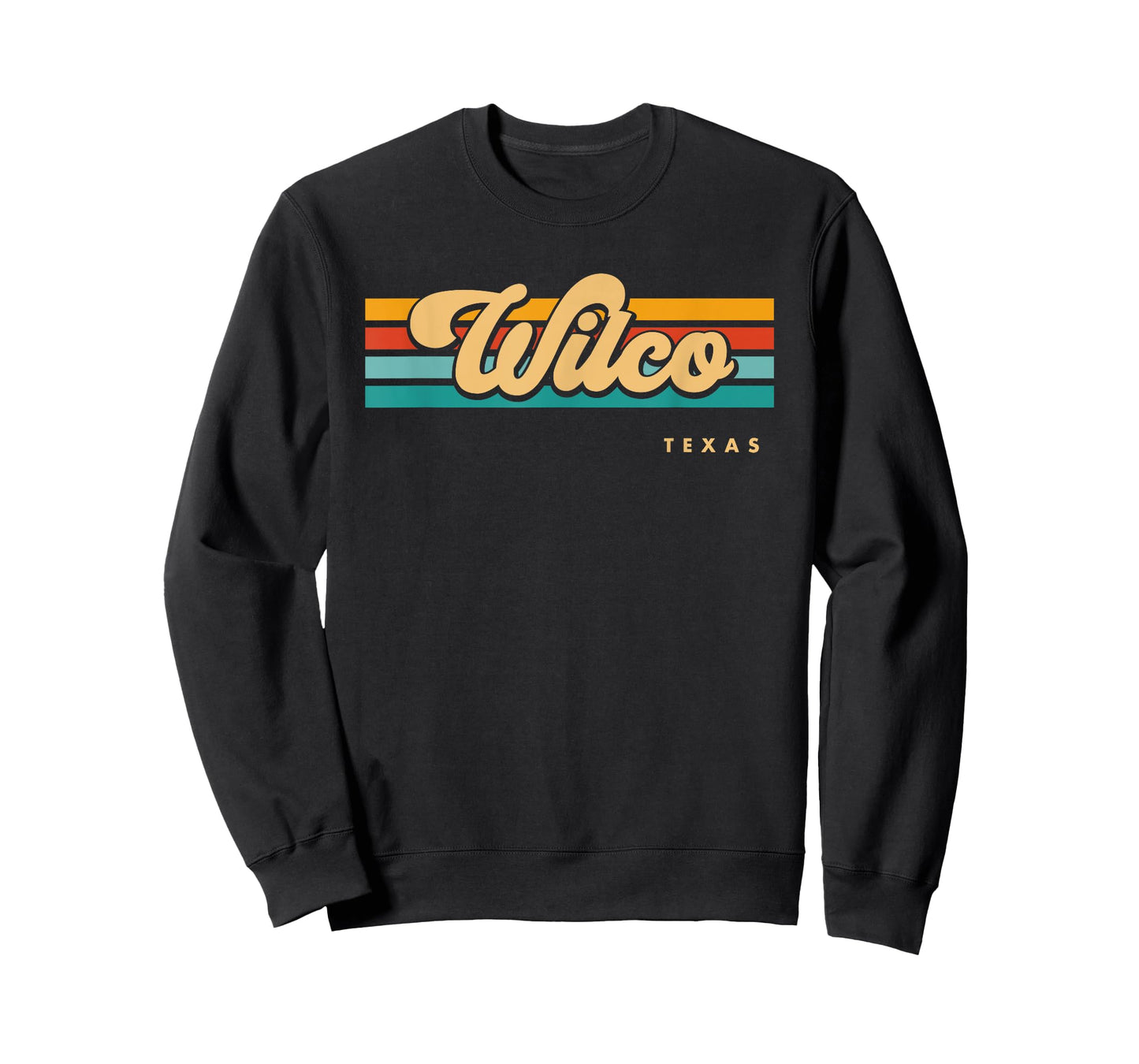 Vintage Sunset Stripes Wilco, Texas T-Shirt