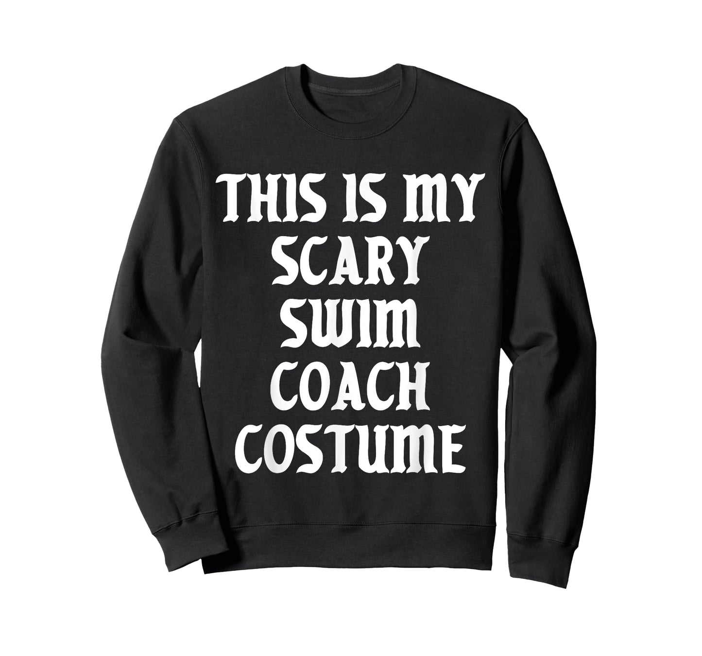 Scary Swim Coach Costume Trainer Sports Halloween Spooky T-Shirt