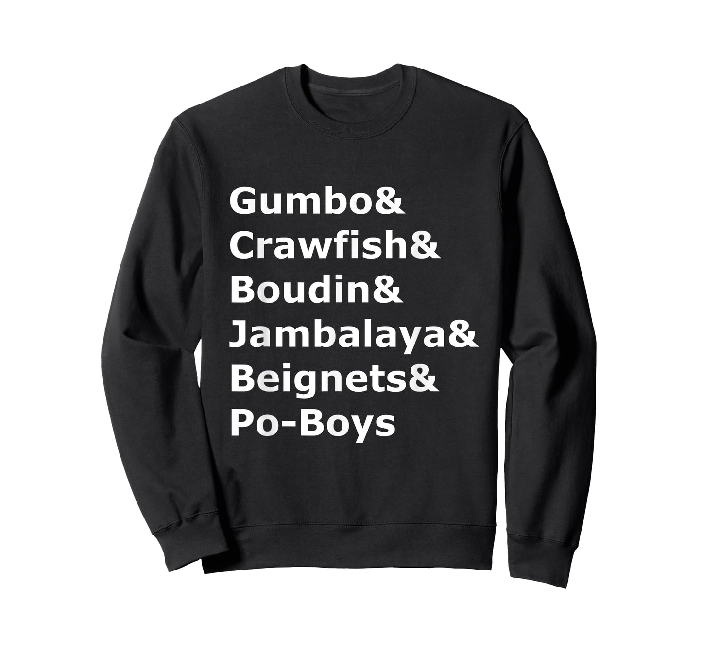 Gumbo, Crawfish, Boudin Louisiana Food Humor T-Shirt