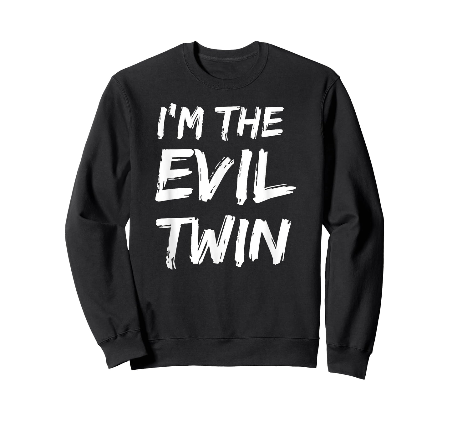 I'm The Evil Twin Funny Halloween Siblings Matching Outfits T-Shirt
