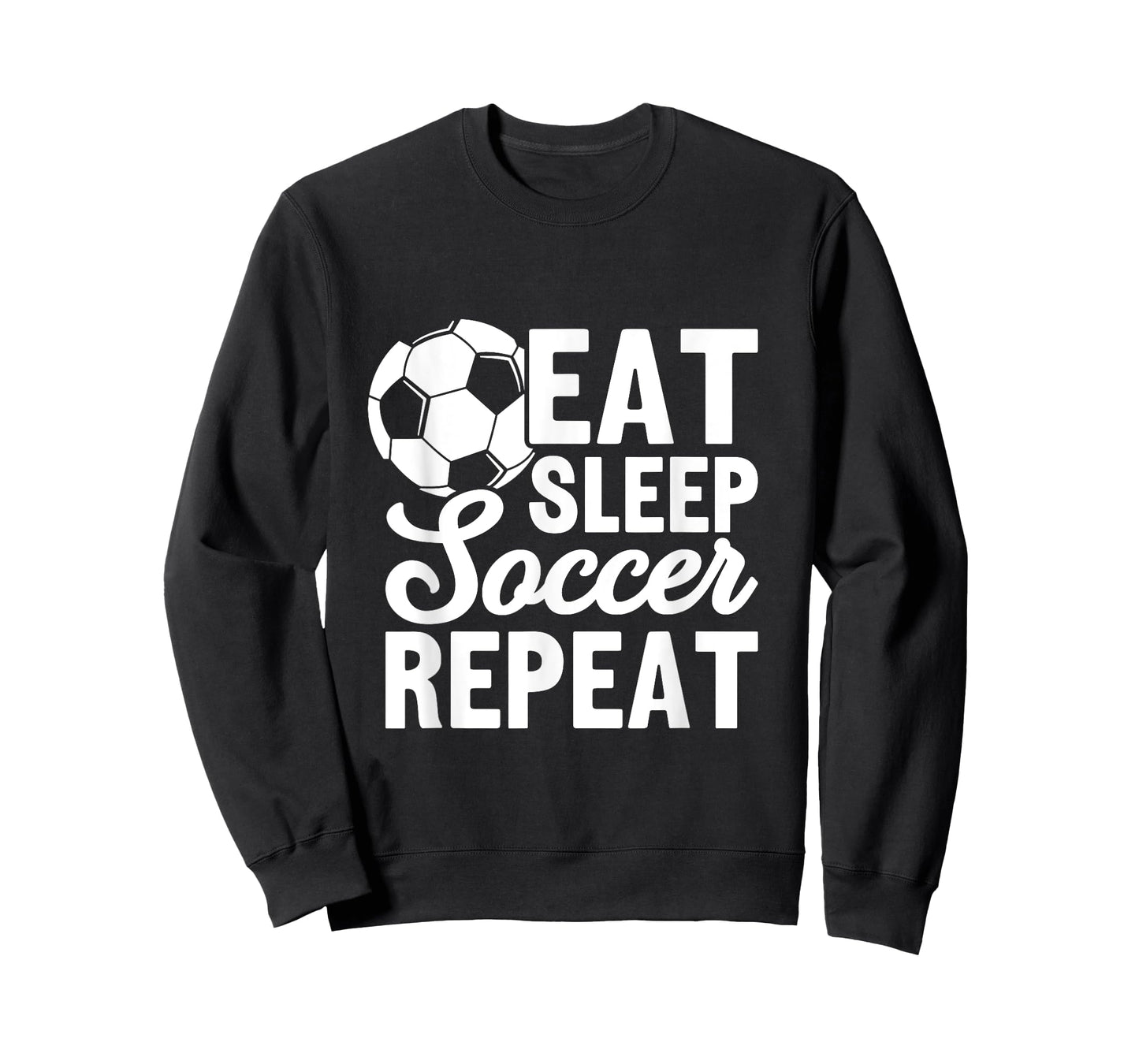 Eat Sleep Soccer Repeat Kids T-Shirt