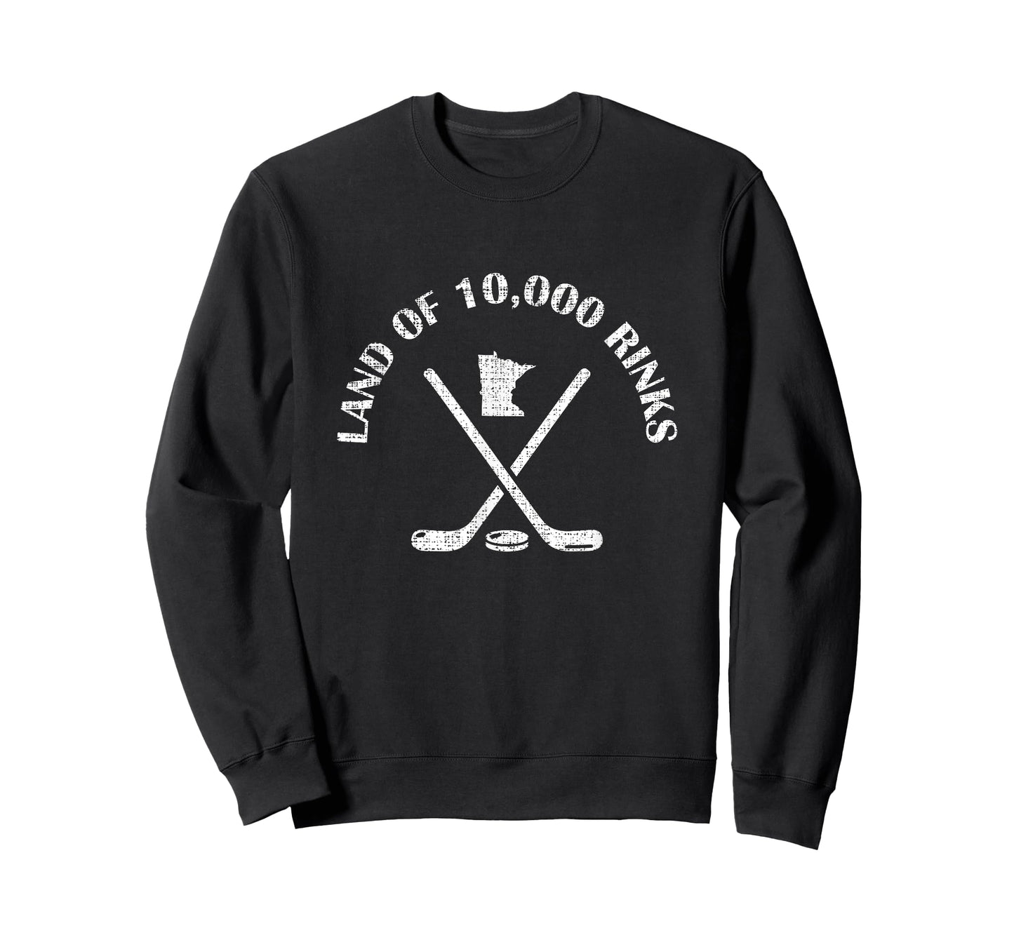 Minnesota Land Of 10000 Rinks Ice Hockey State Souvenir Gift T-Shirt