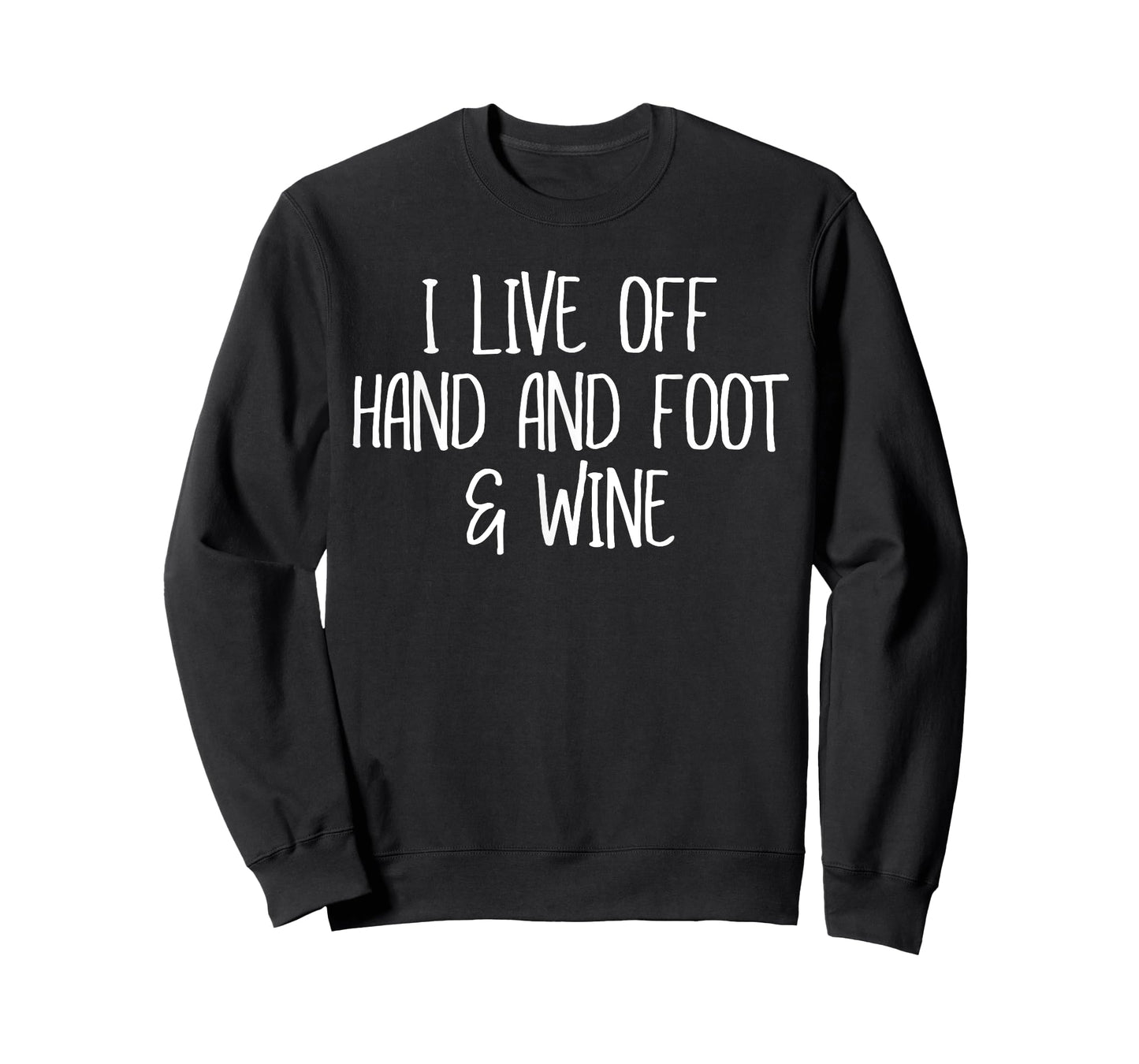Hand and Foot Card Game Lover Gift Funny Wine Lovers T-Shirt