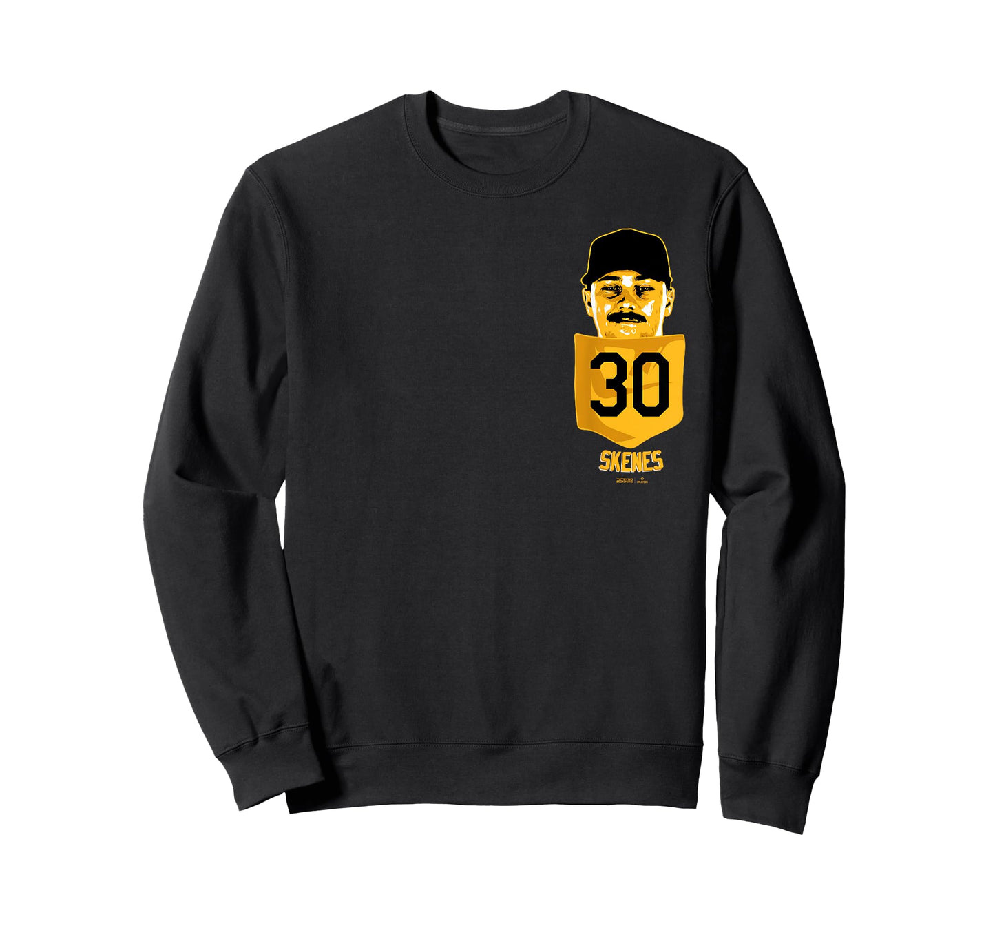 Paul Skenes Pittsburgh Baseball Pocket Tee MLBPA T-Shirt