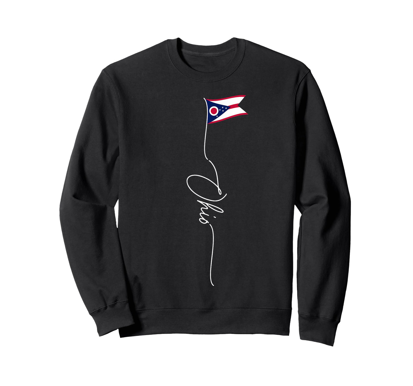 Ohio State Flag, Ohio Patriotic Signature Flag T-Shirt