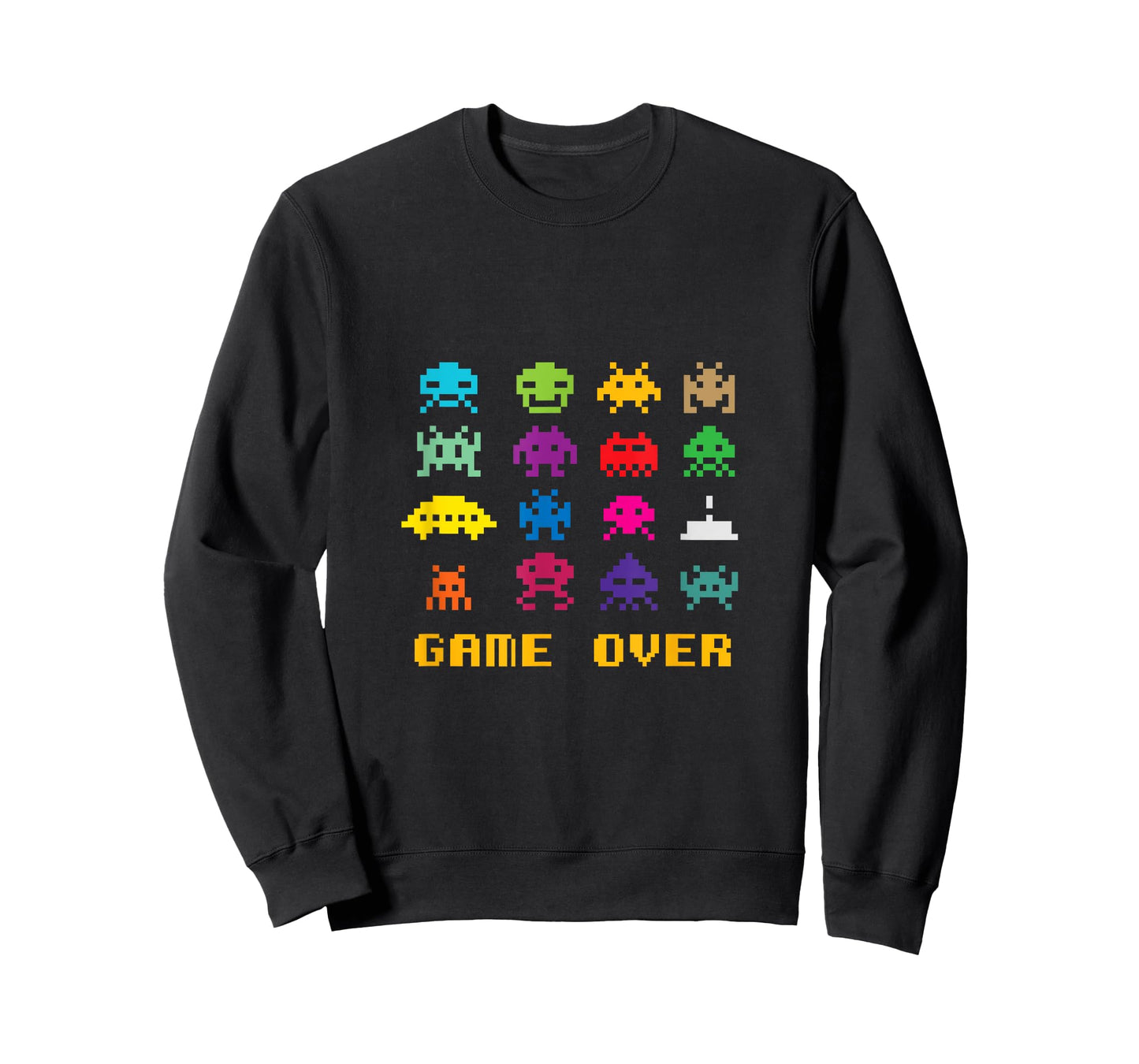 "Game Over" retro alien invaders tshirt 80s 8-bit video game T-Shirt