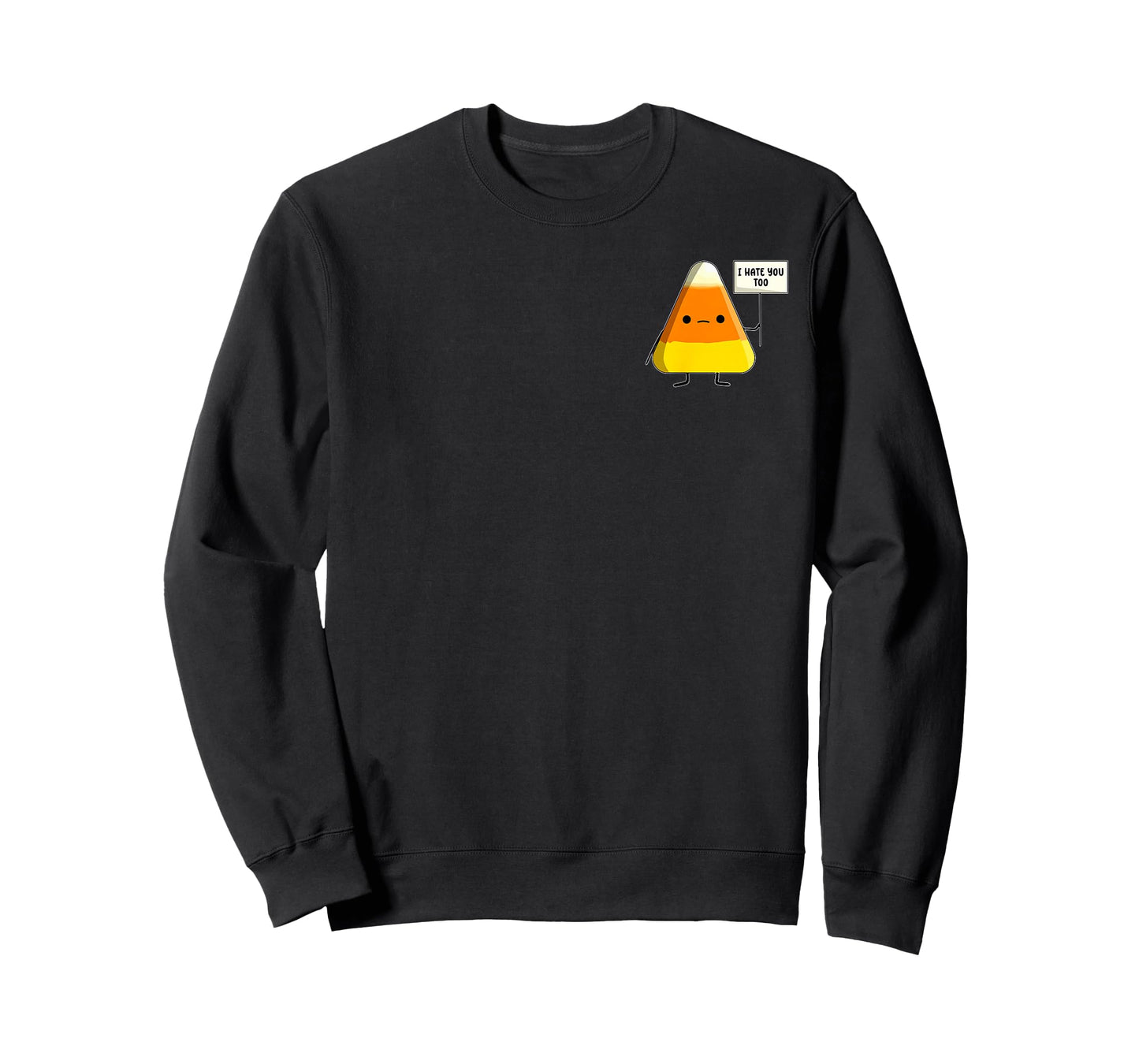 I Hate You Too Funny Halloween Candy Corn T-Shirt