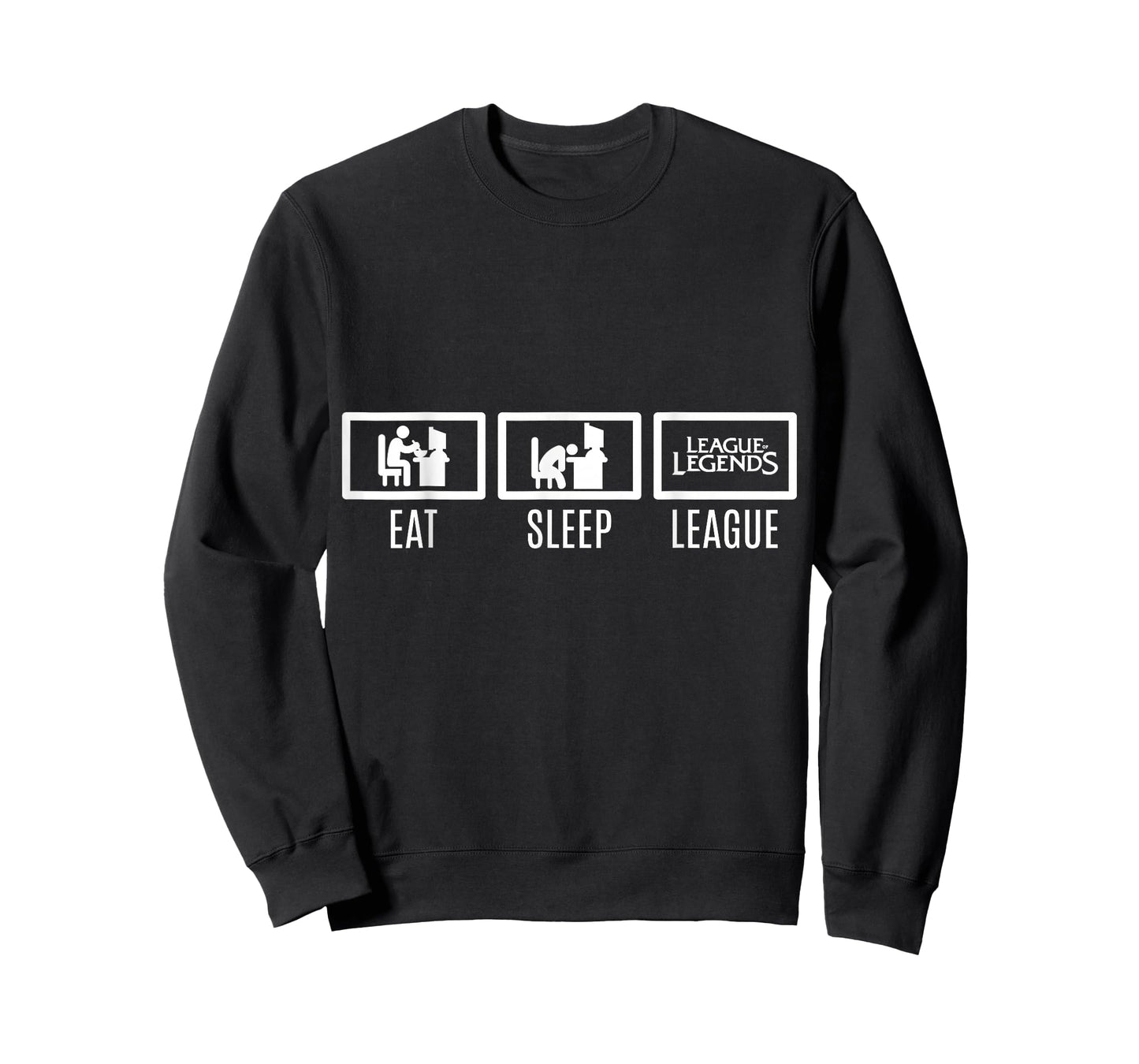 Eat Sleep League Repeat Tshirt Challenger Shirt T-Shirt