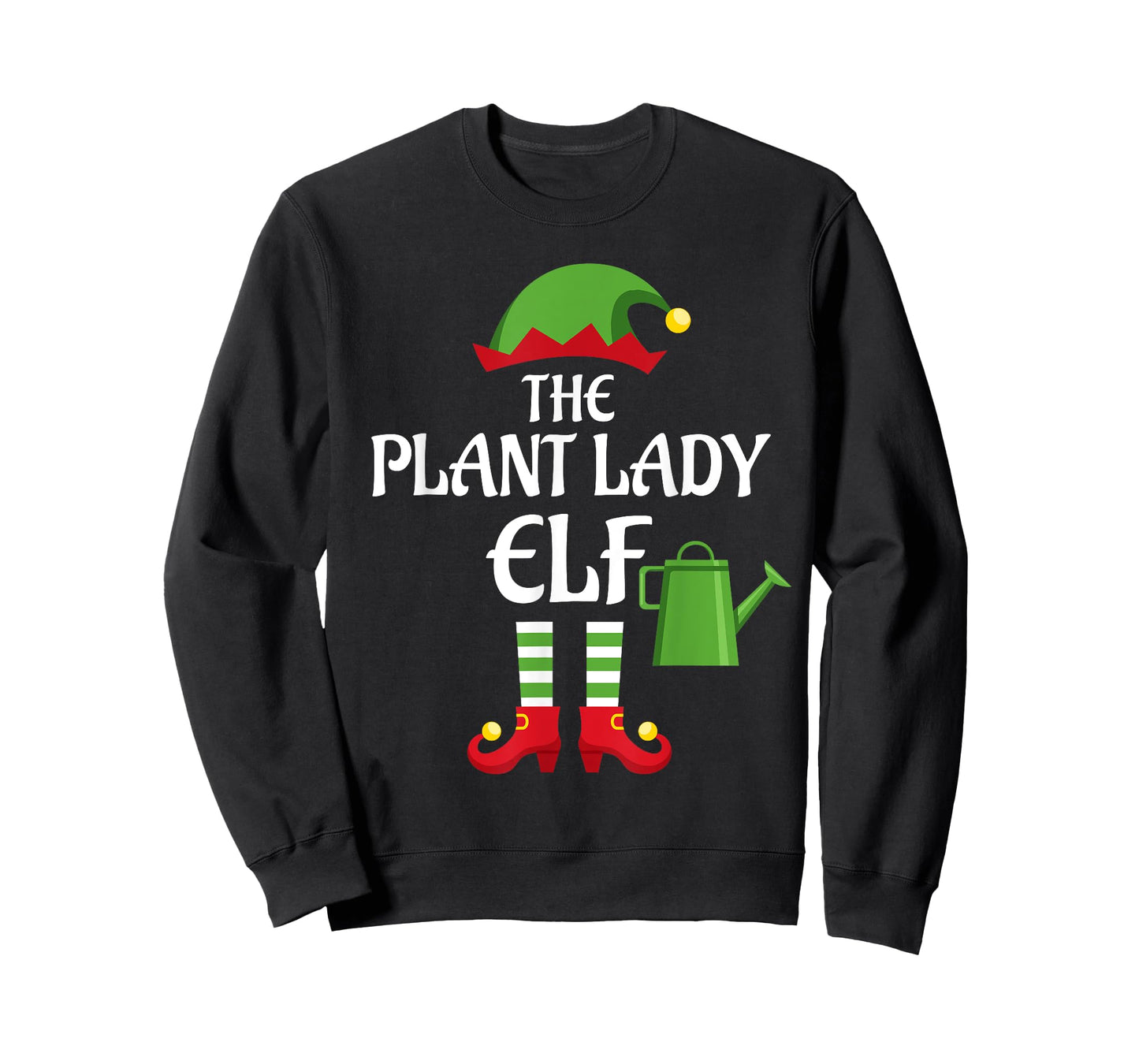 Plant Lady Elf Family Matching Group Christmas T-Shirt
