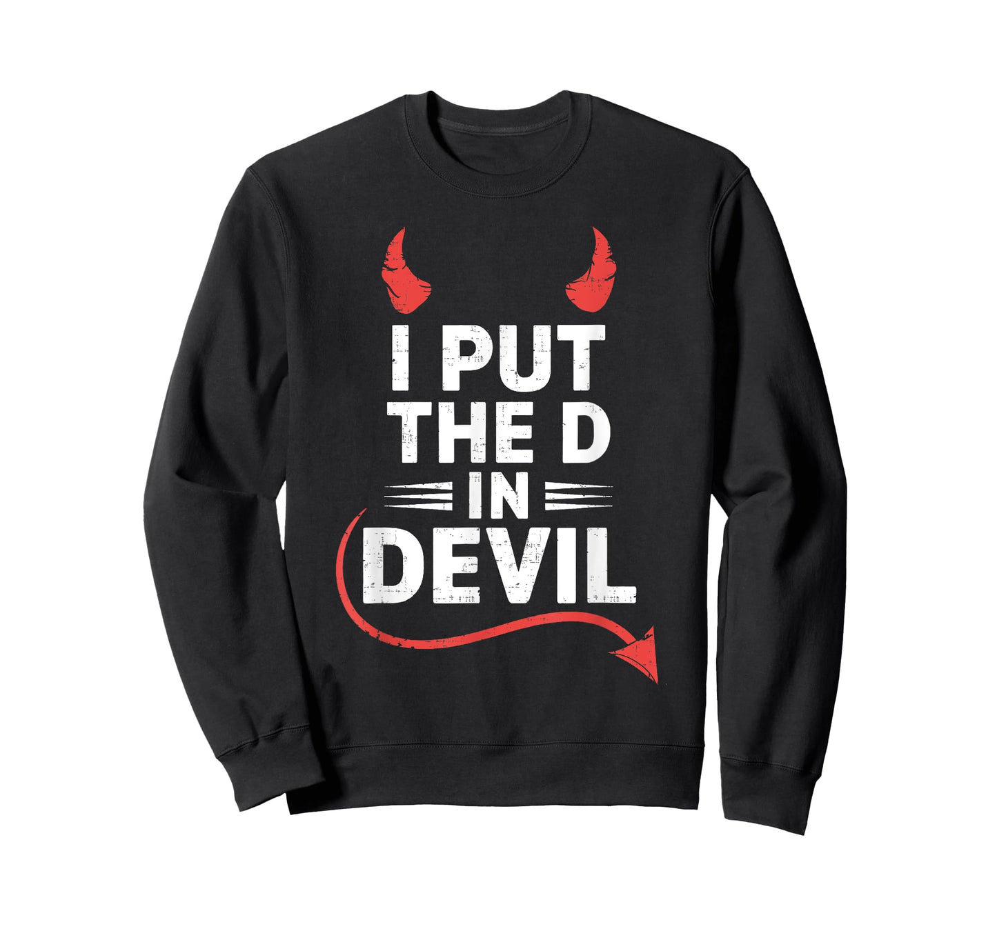 I Put the D in Devil Funny Halloween Matching Couple T-Shirt