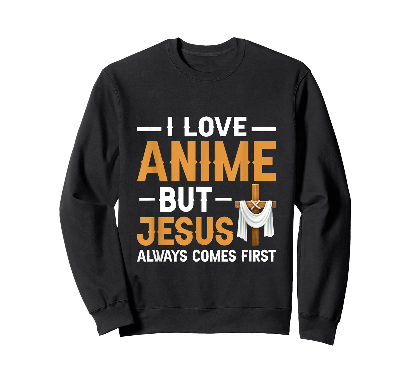 I Love Anime But Jesus Always Comes First Religion T-Shirt