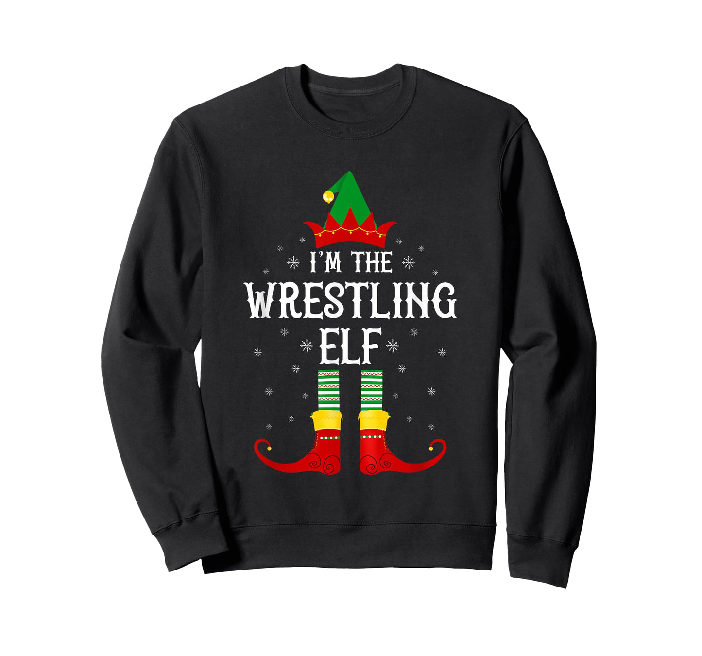 I'm the Wrestling Elf Family Matching Christmas T-Shirt