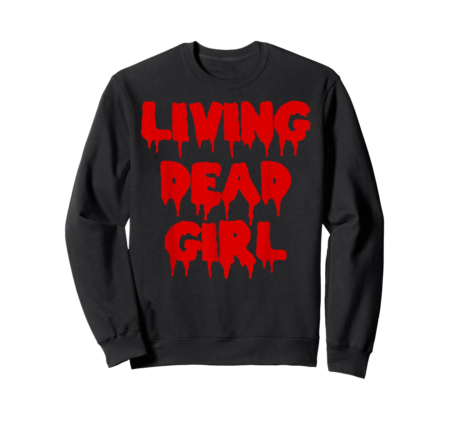 Dripping Blood Halloween Zombie Movie Living Dead Girl T-Shirt