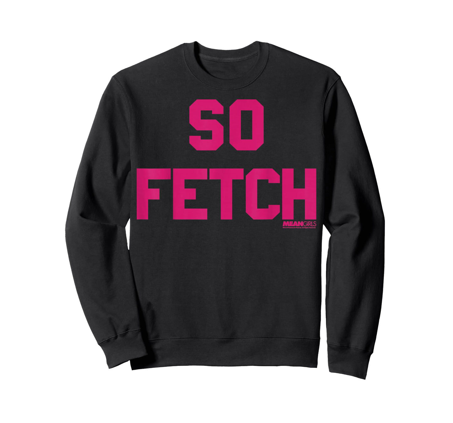 Mean Girls Bold Pink Text So Fetch T-Shirt Small