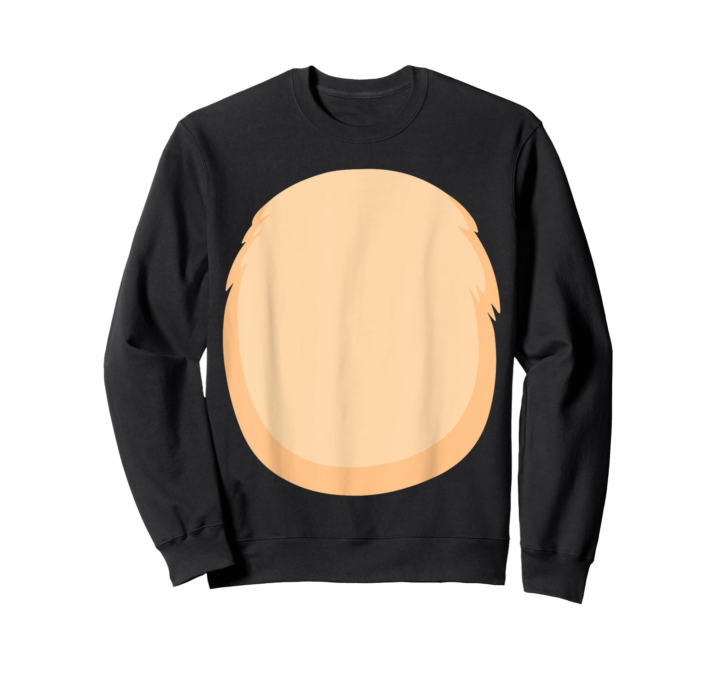 Bear Belly Costume for Halloween Furry Cartoon Stomach Brown T-Shirt