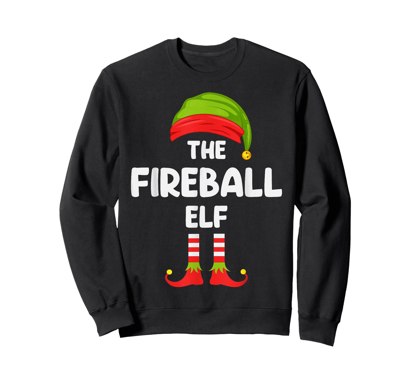 Fireball Elf Matching Family Christmas T-Shirt