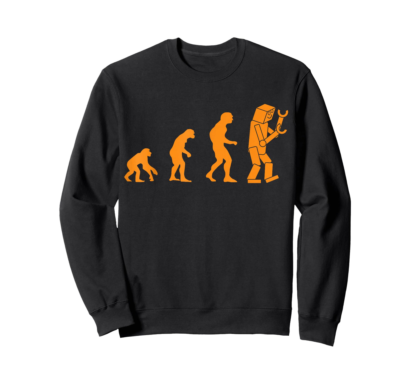 Funny Nerdy Robot Evolution Computer Robotics Geek Gift T-Shirt