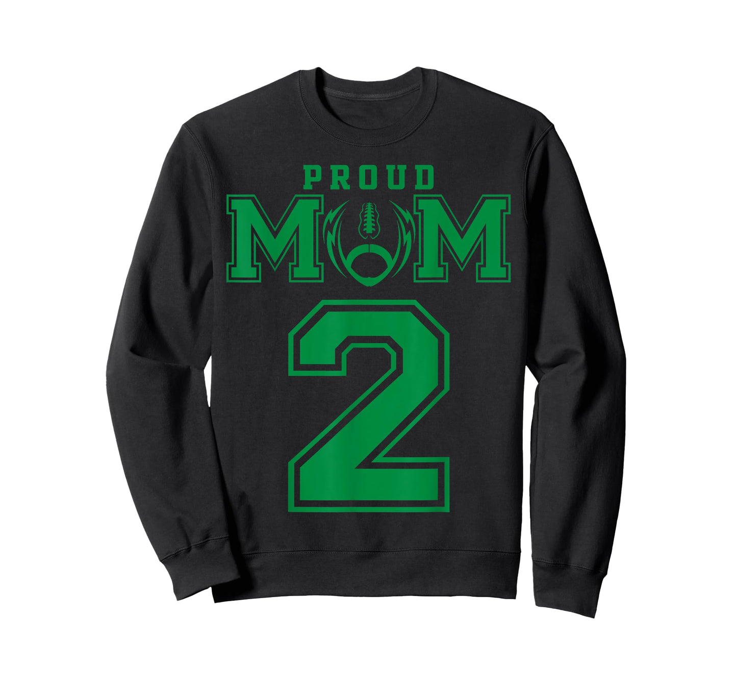 Custom Proud Football Mom Number 2 G Personalized T-Shirt