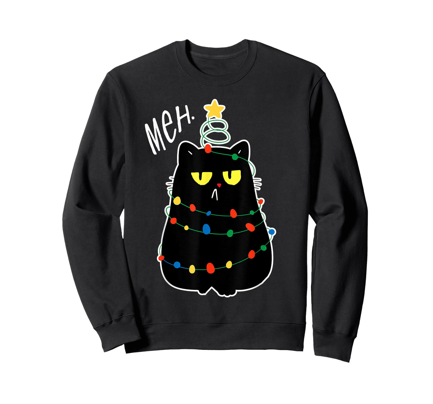 Christmas Meh Cat Kawaii Anime Japanese meow kitty cat lover Men Women Kids T-Shirt