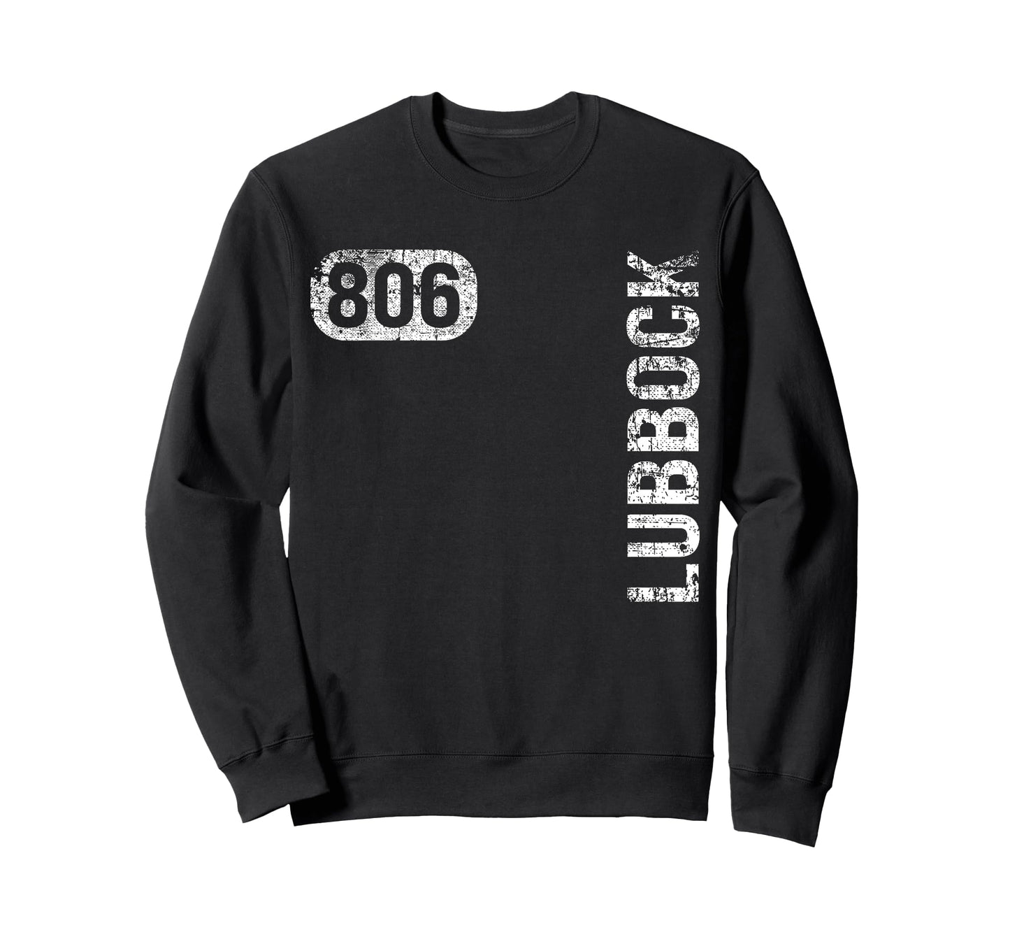 Lubbock Texas 806 Area Code Vintage Retro T-Shirt