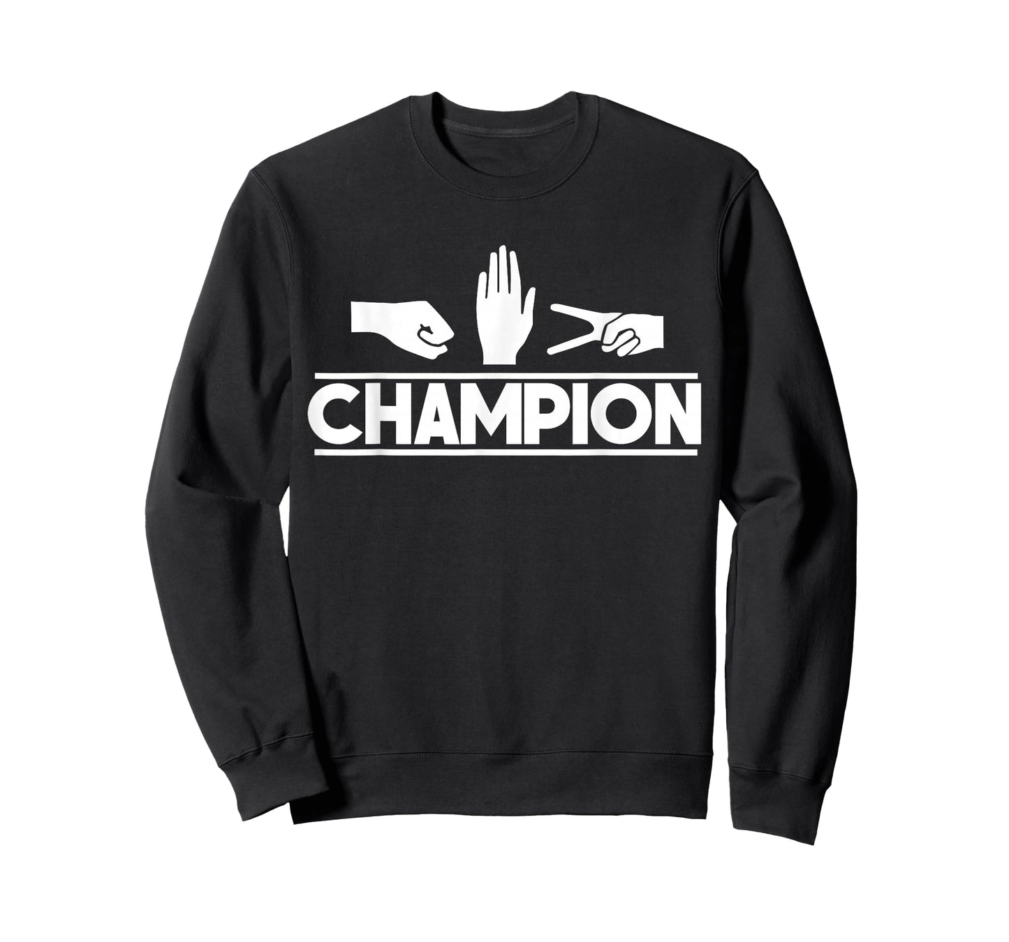 Rock Paper Scissors Master Supreme Champion Joke Novelty Tee T-Shirt