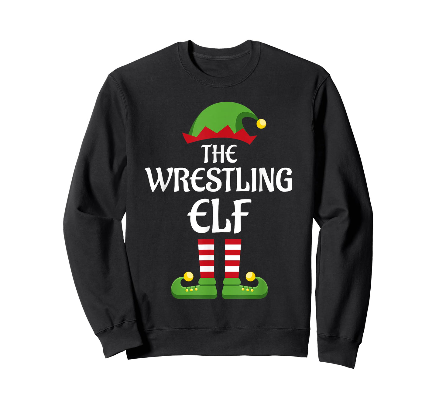 Wrestling Elf Family Matching Group Christmas T-Shirt