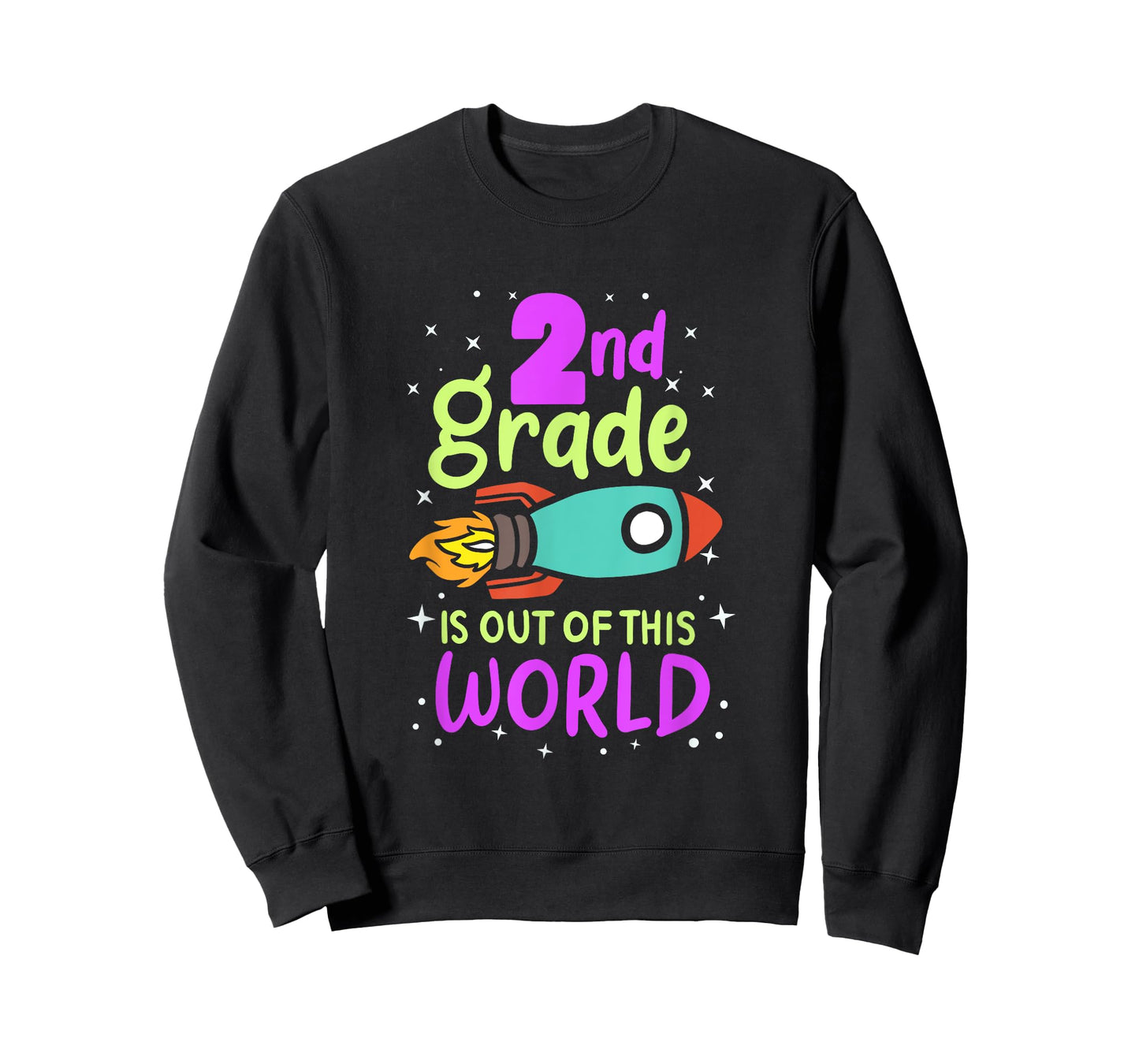 2nd Grade Is Out Of This World 2nd Grader Rocket Costume T-Shirt