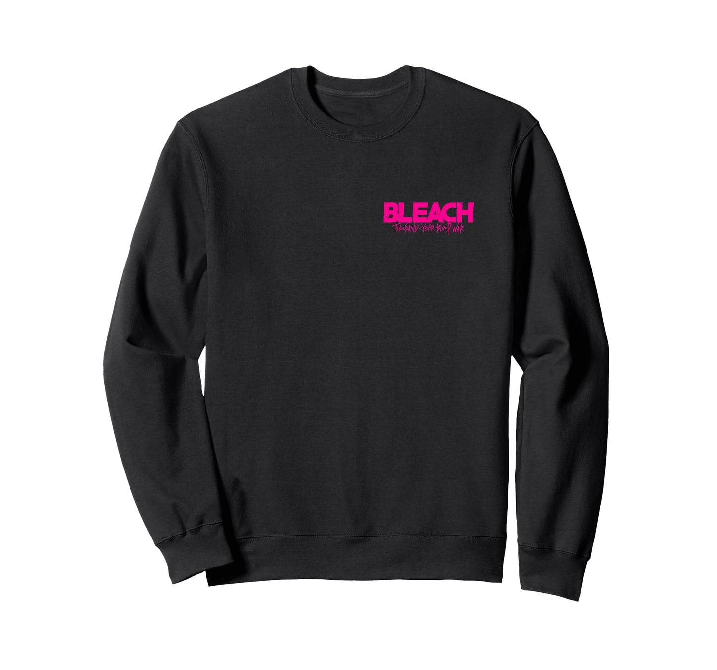 Bleach: Thousand Year Blood War Pink Text Front & Back Anime T-Shirt