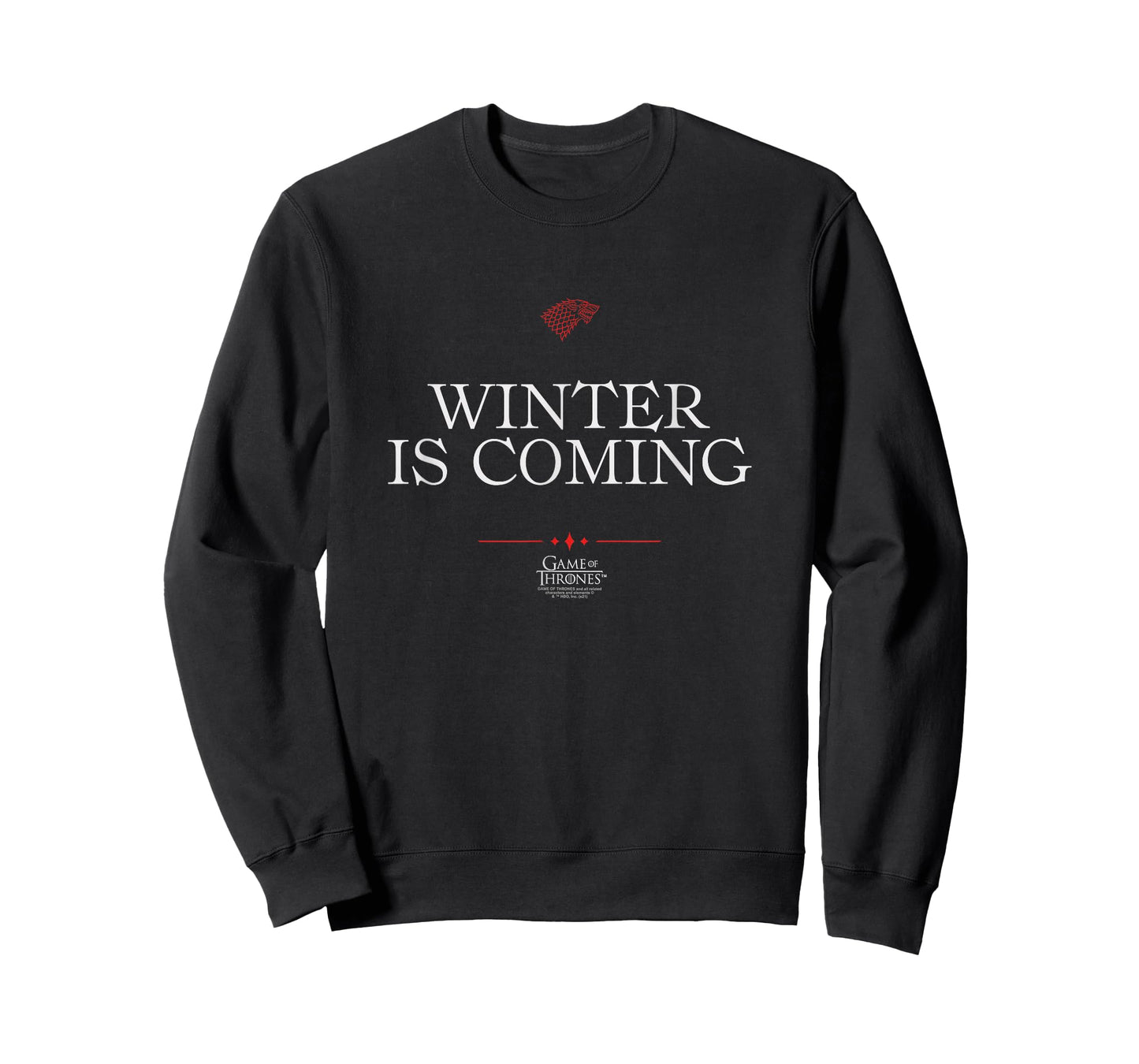 Game of Thrones Winter is Coming Text T-Shirt