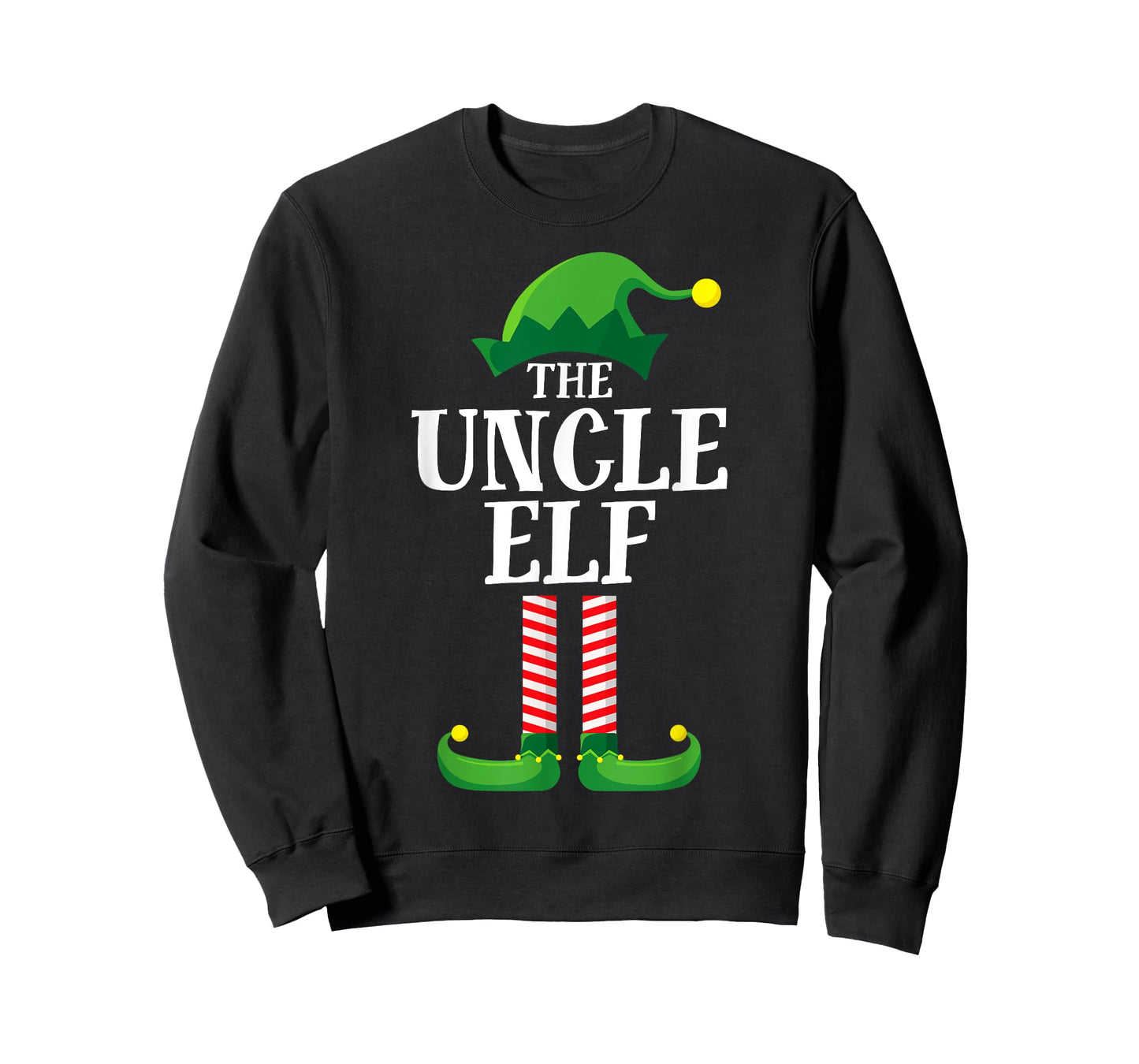 Uncle Elf Matching Family Group Christmas Party Pyjamas T-Shirt