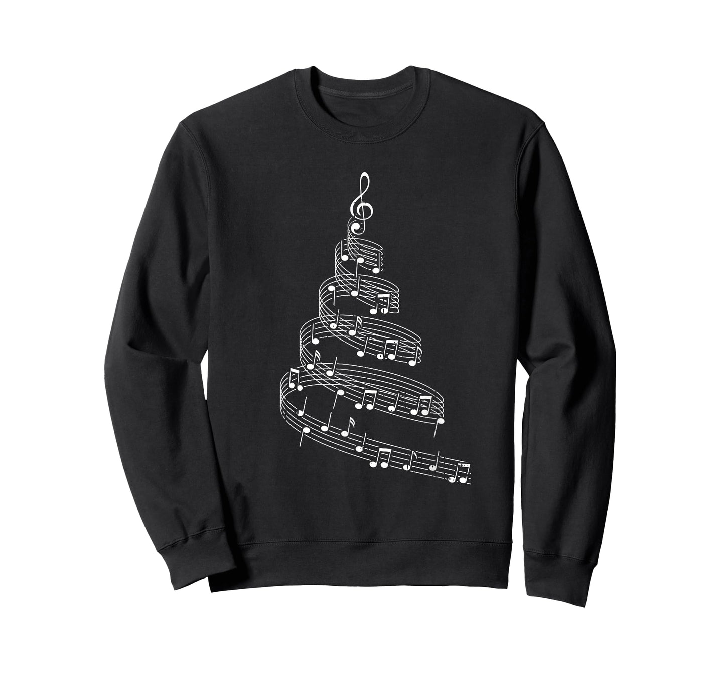 Music Note Christmas Tree X-mas Pajama Musician T-Shirt