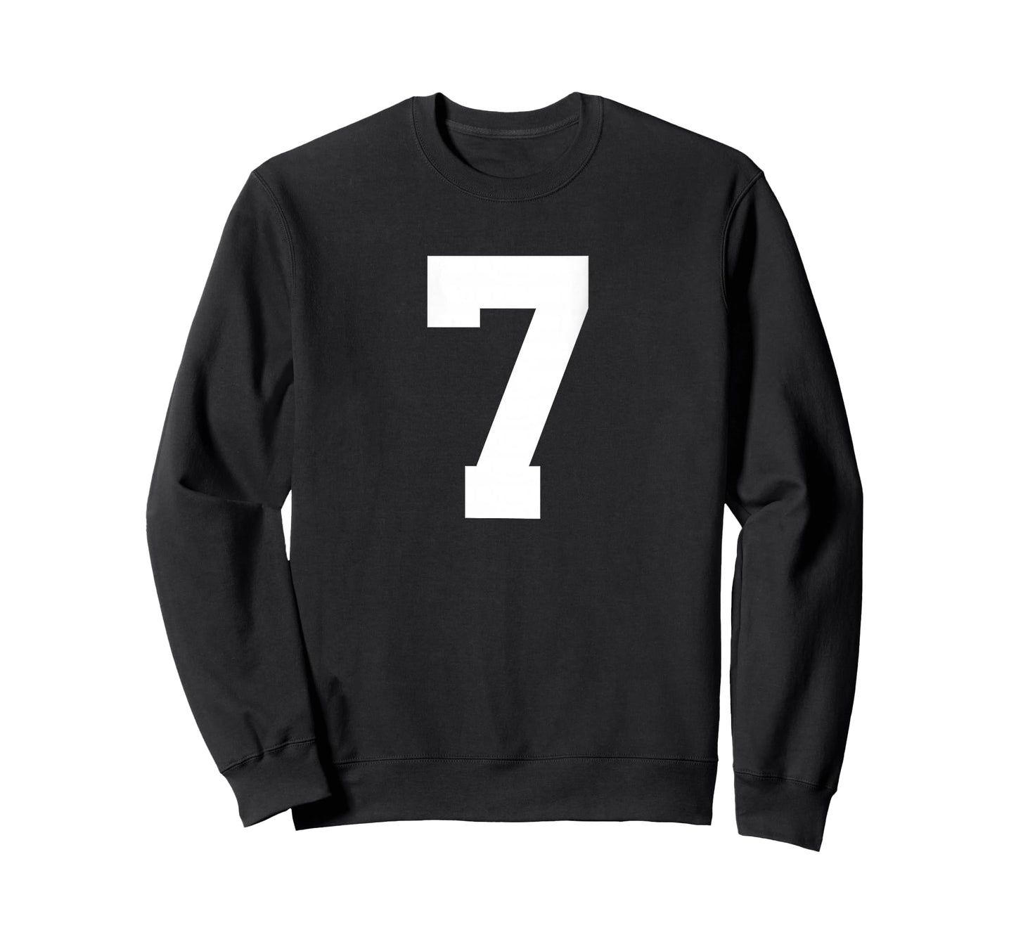 Number 7 (on Back) Sports Team Jersey Number T-Shirt