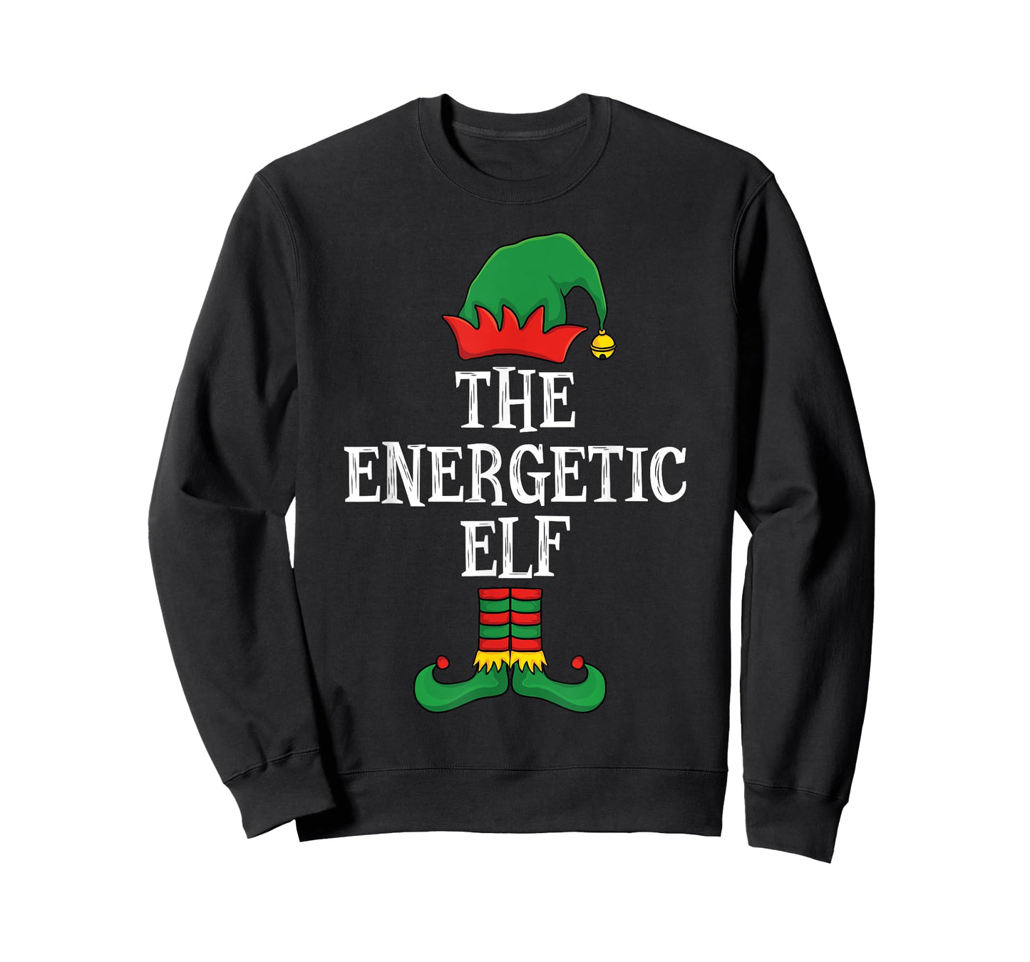 Matching Family Group Funny I'm The Energetic Elf Christmas T-Shirt