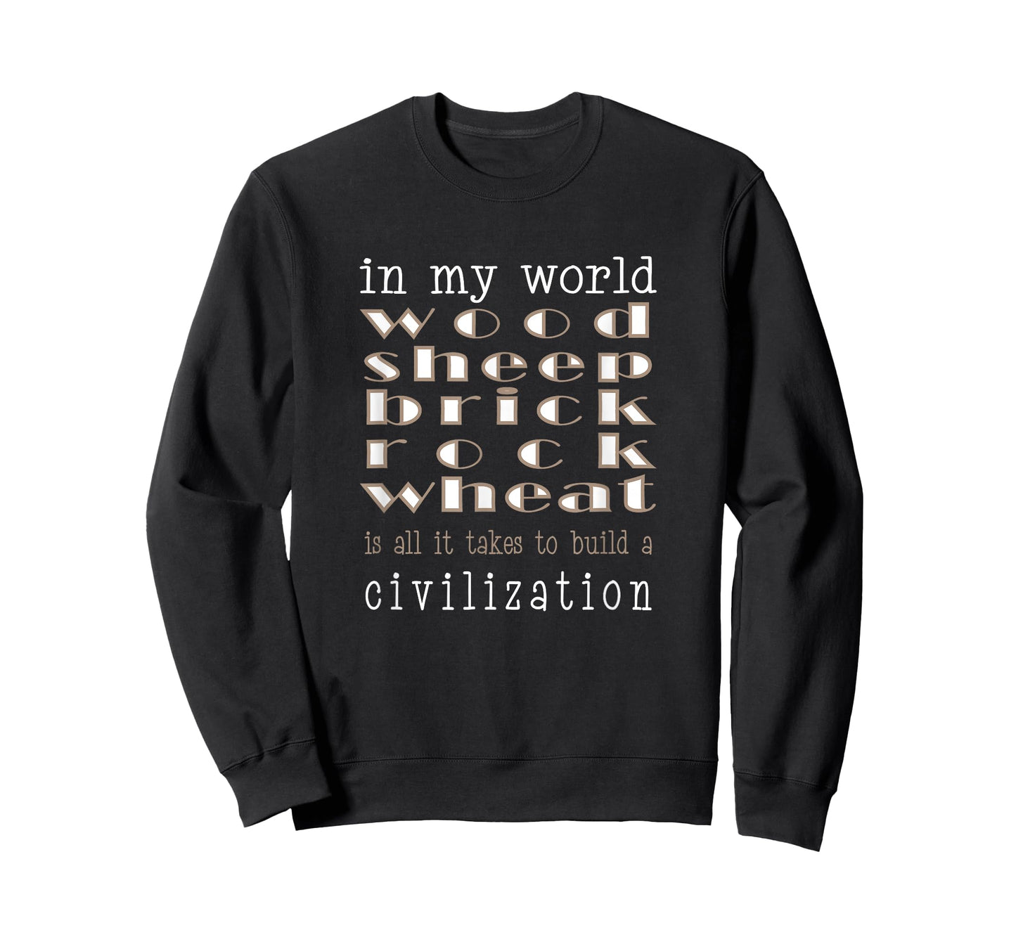 Funny BoardGame Settlers Wheat Sheep Brick Rock Civilization T-Shirt
