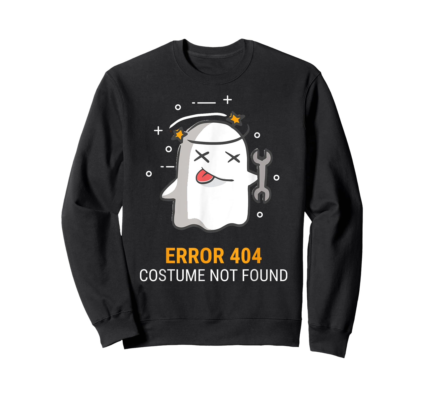 Error 404 Costume Not Found Easy Halloween Ghost T-Shirt
